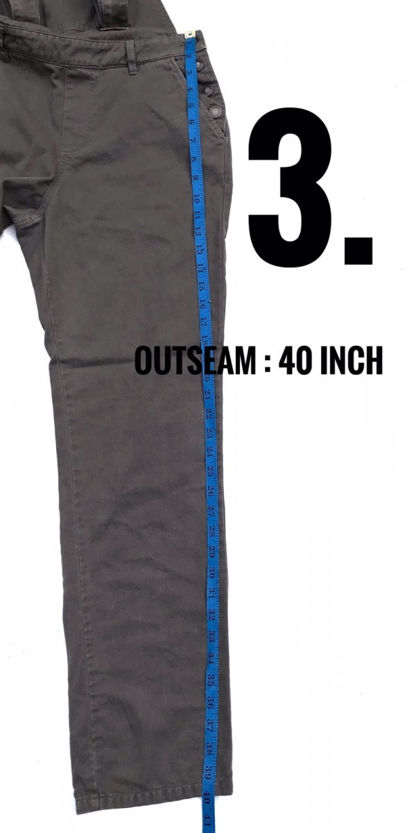 Japanese Brand - Olive Green Overall - 5