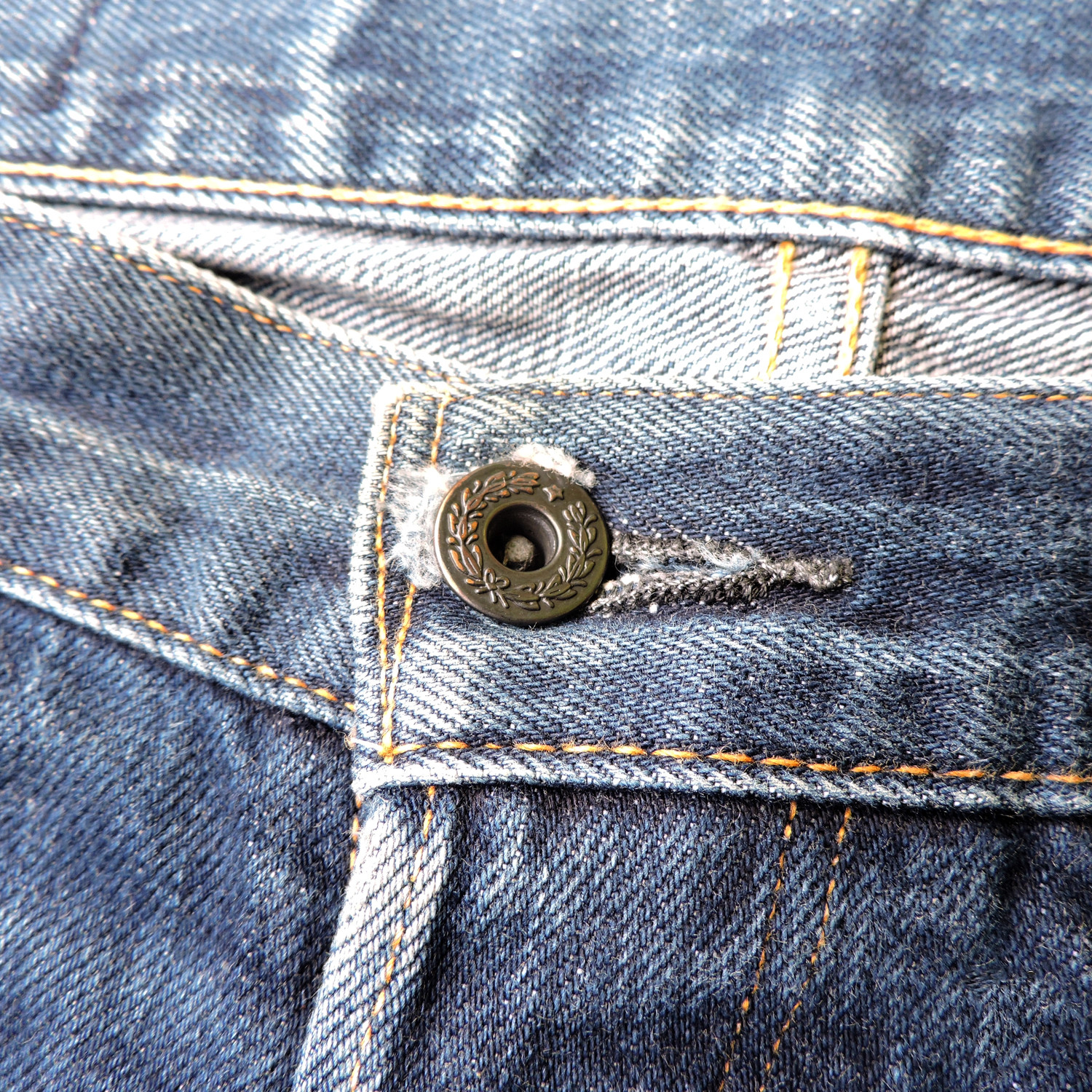 KURO GRAPHITE SELVEDGE DENIM LONG PANTS - 8