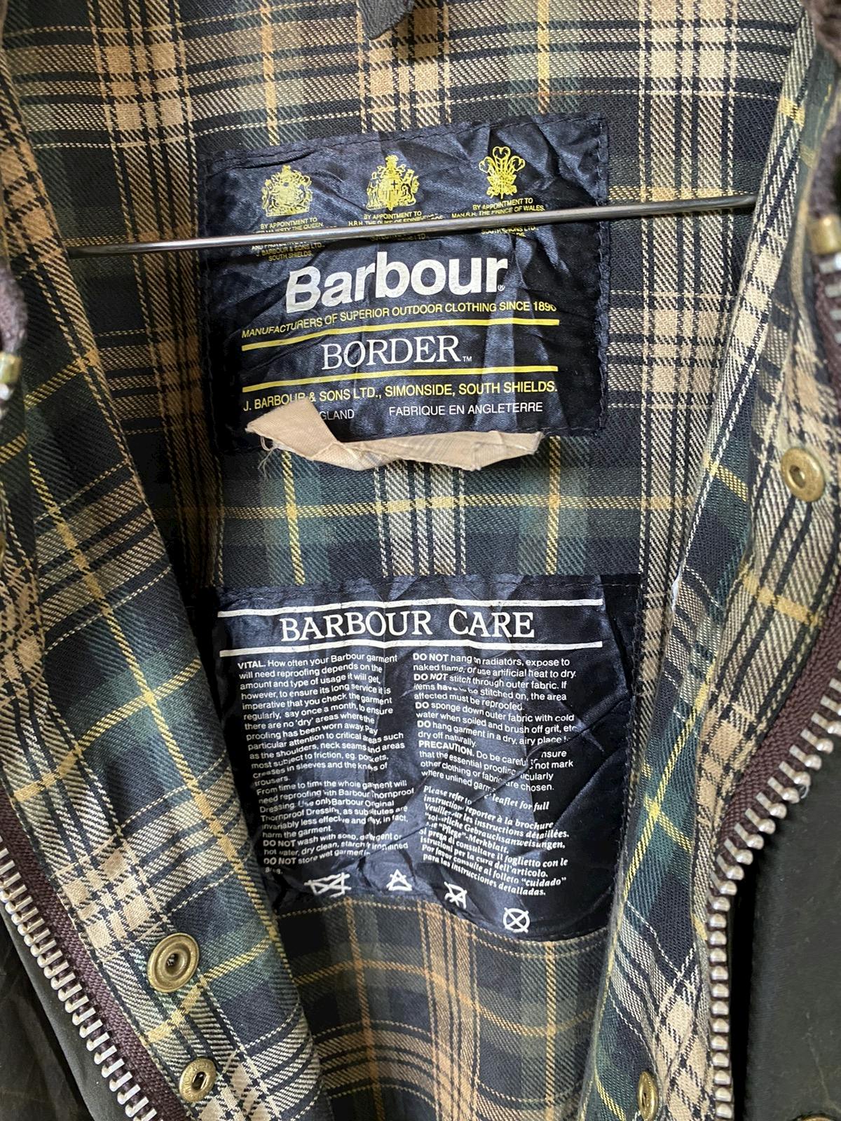 Vintage Barbour Border Classic Wax Jacket - 9