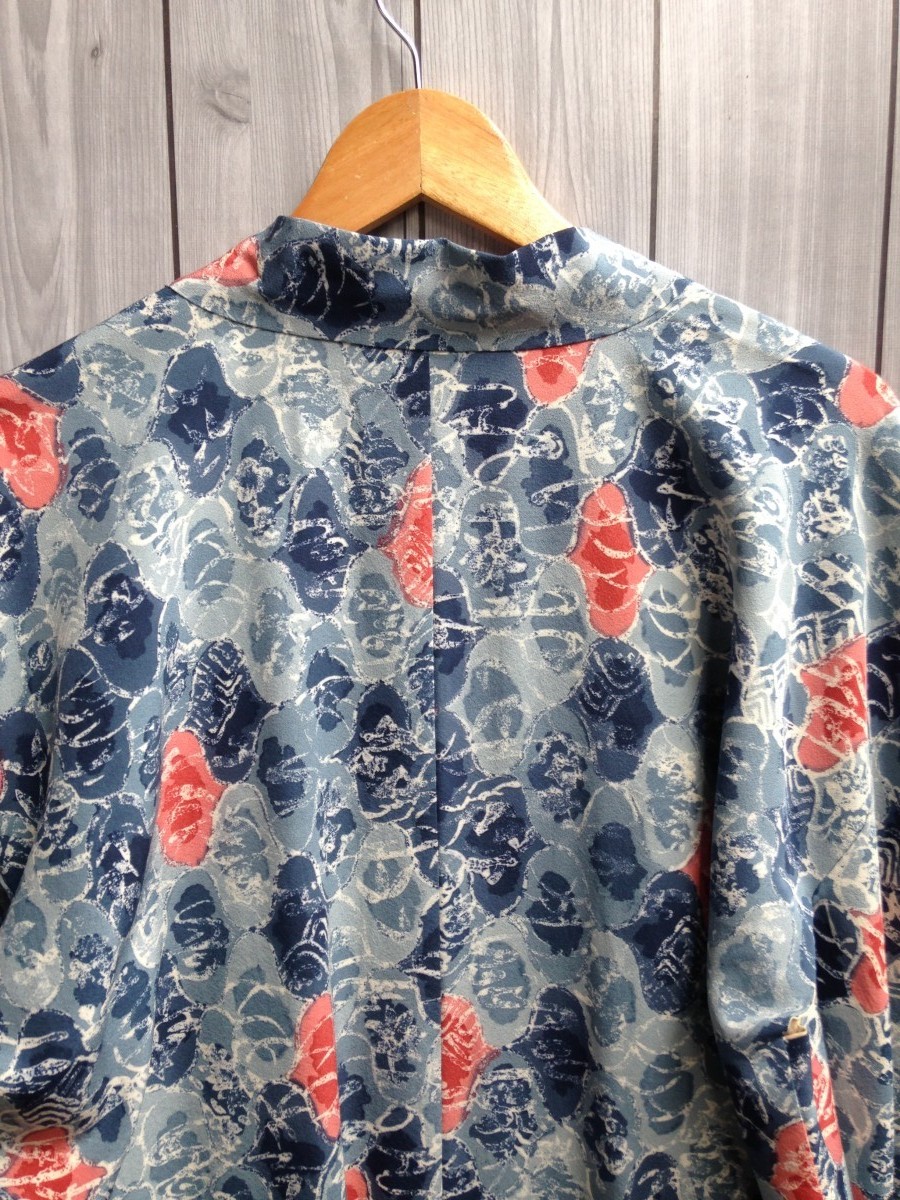 Japanese Classic Script - Japanese Kimono Abstract Pattern Classic Floral - 6