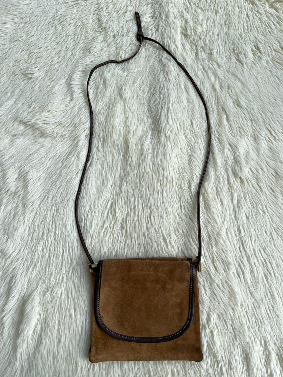 Loewe Loewe Suede Leather Sling Bag manicerror store REVERSIBLE