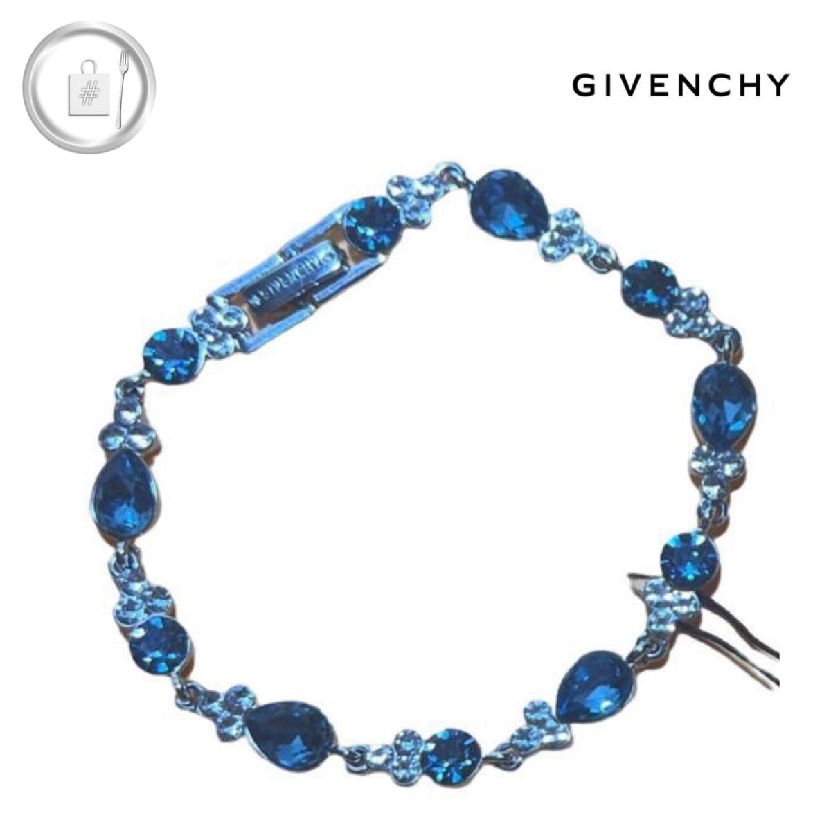 Blue Crystal enamel bracelet - 1
