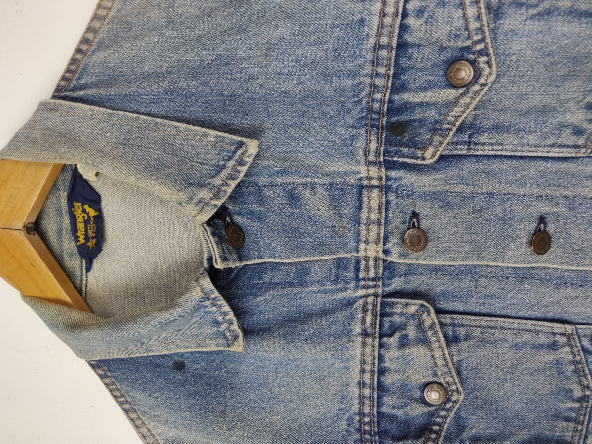 Denim Jacket - Made in USA Trucker Denim Jeans Jacket - 4