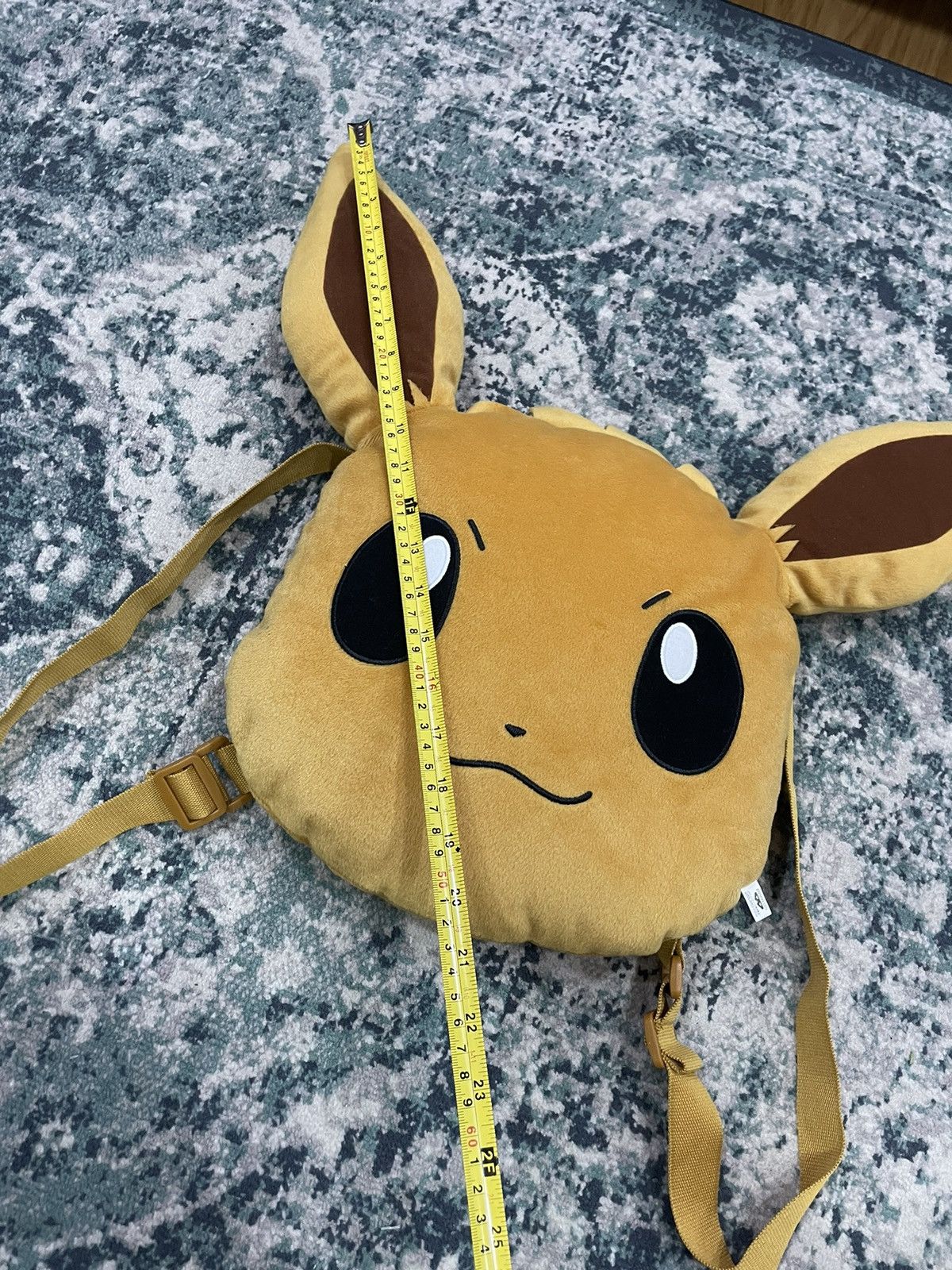 2019 Pokemon Eevee Big Face Pocket Monster Plush Bagpack - 6