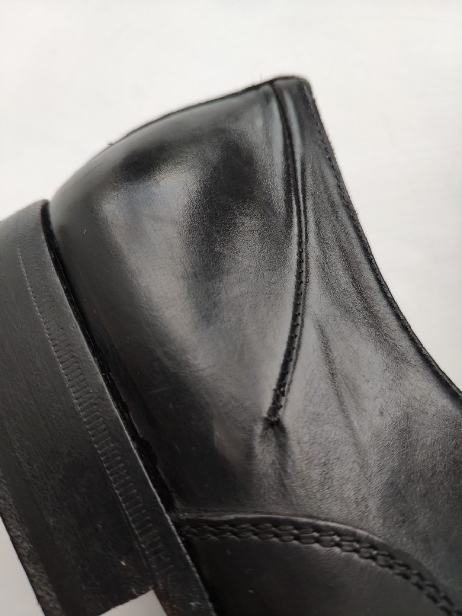 Premiata - Stitched black derbies.Like Saint Laurent A1923 Poell - 6