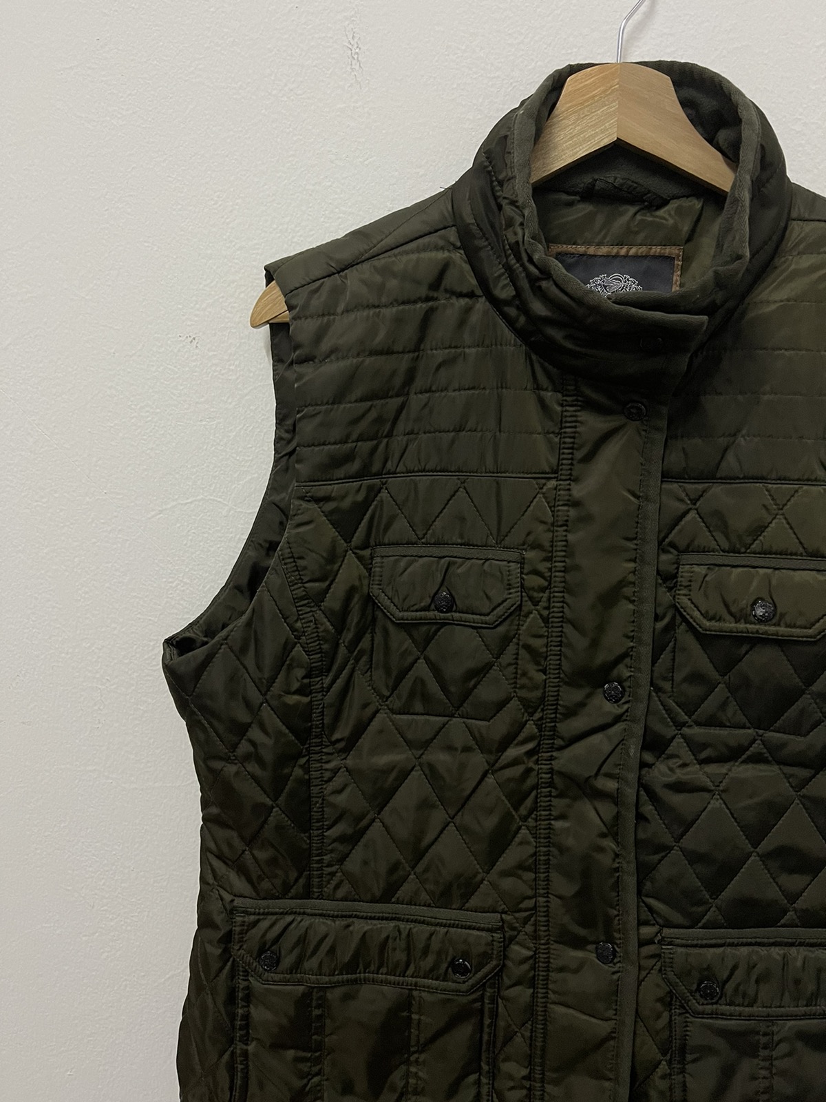 Vintage - Vintage Vince Camuto Primaloft Military Style Zipper Vest - 2