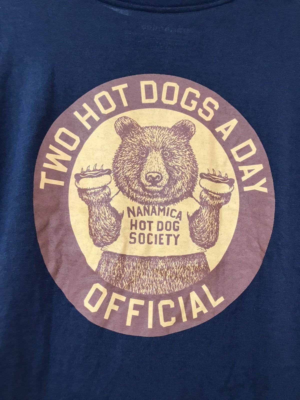 Nanamica Hot Dog Society Cotton Jersey tee - 9
