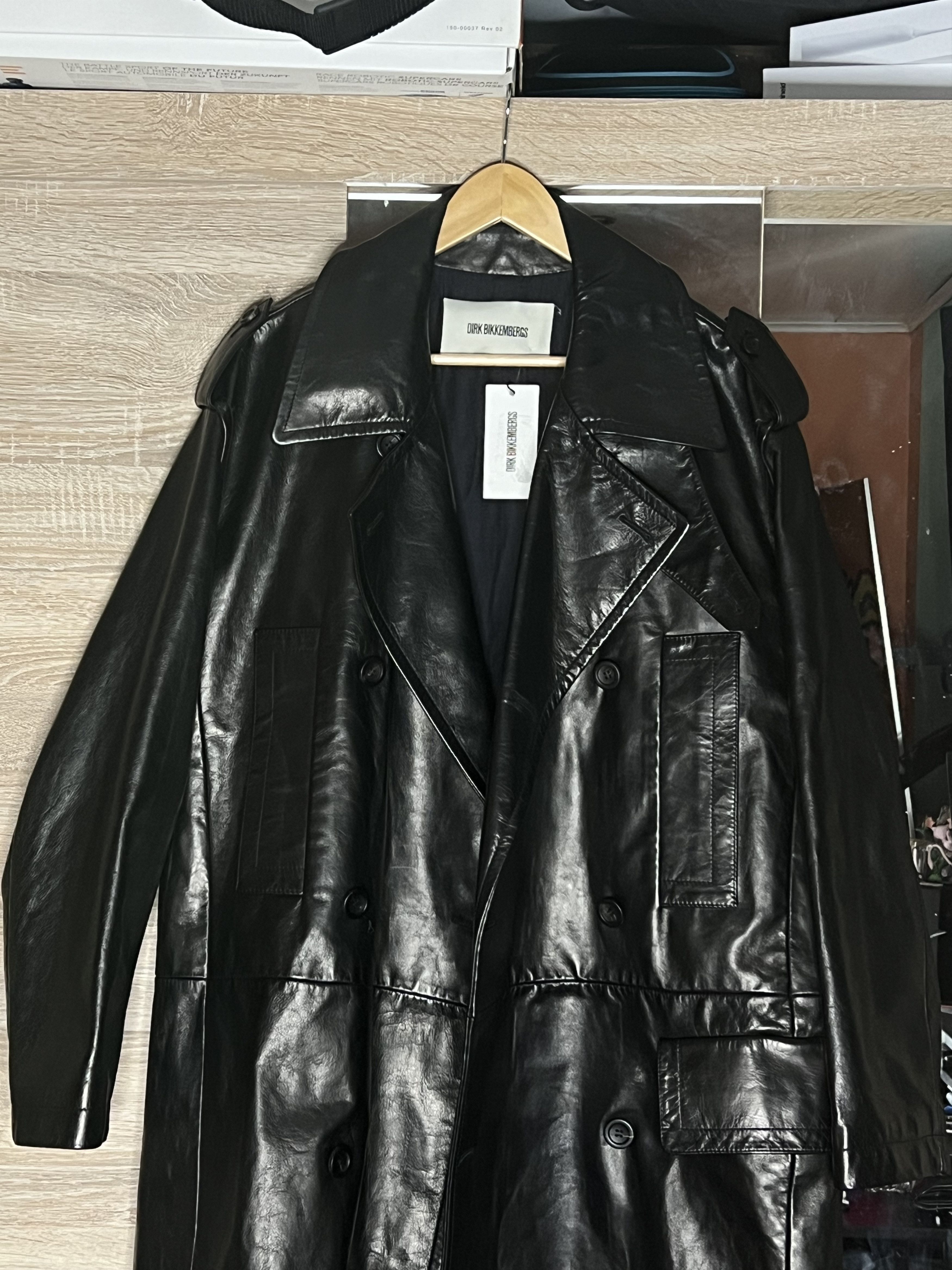 Dirk Bikkembergs leather Coat - 3
