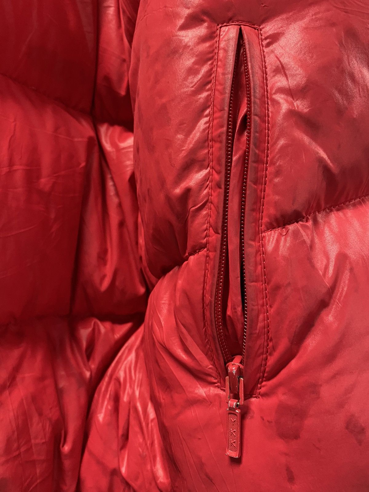 Vintage Moncler Ski Wear Red Puffer Reversible Jacket - 10