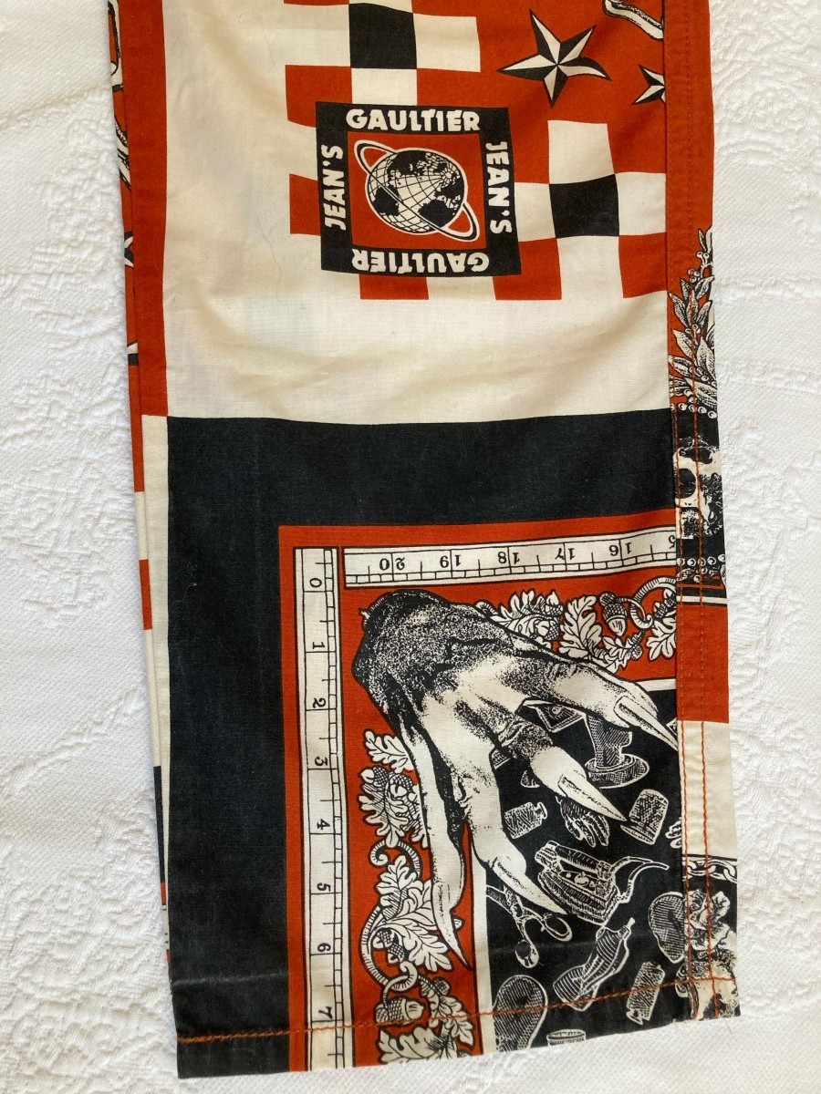 Jean paul Gaultier SS94 Handkerchief printed pants - 10
