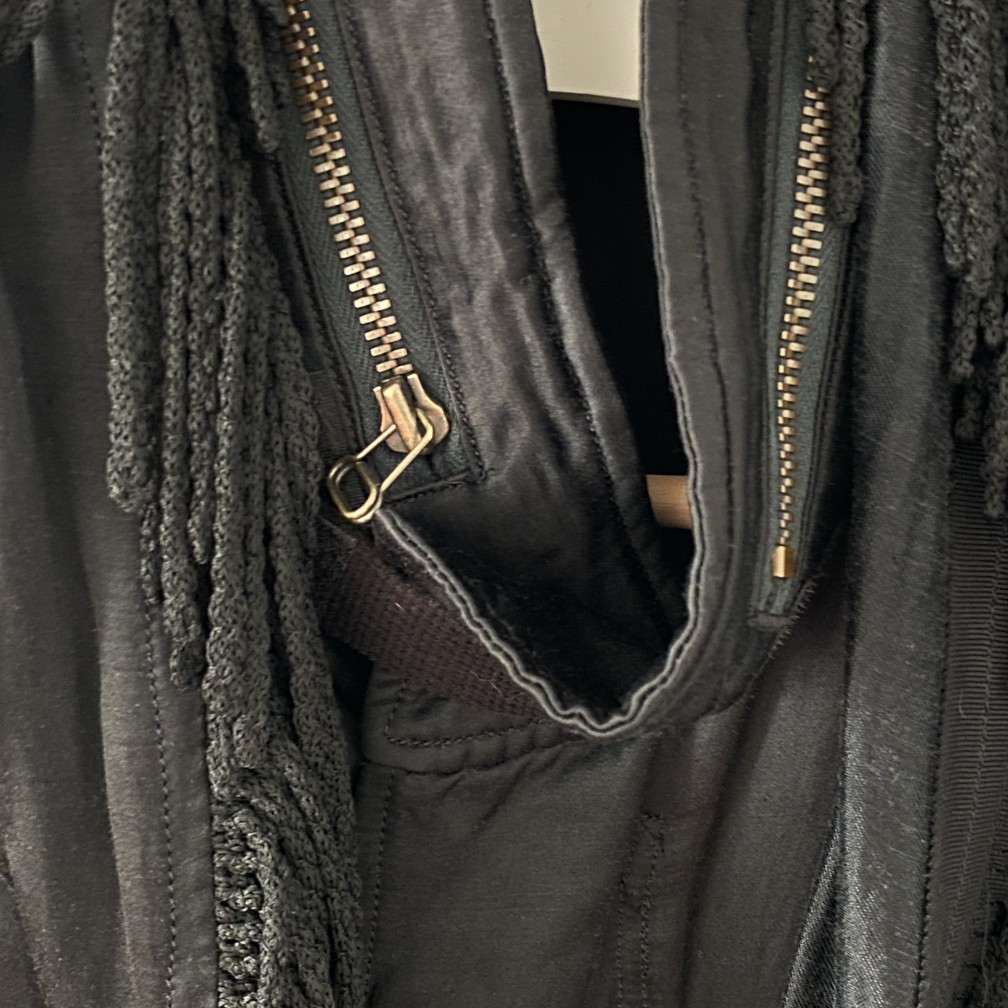 Military Layered Fringe Jacket - 7