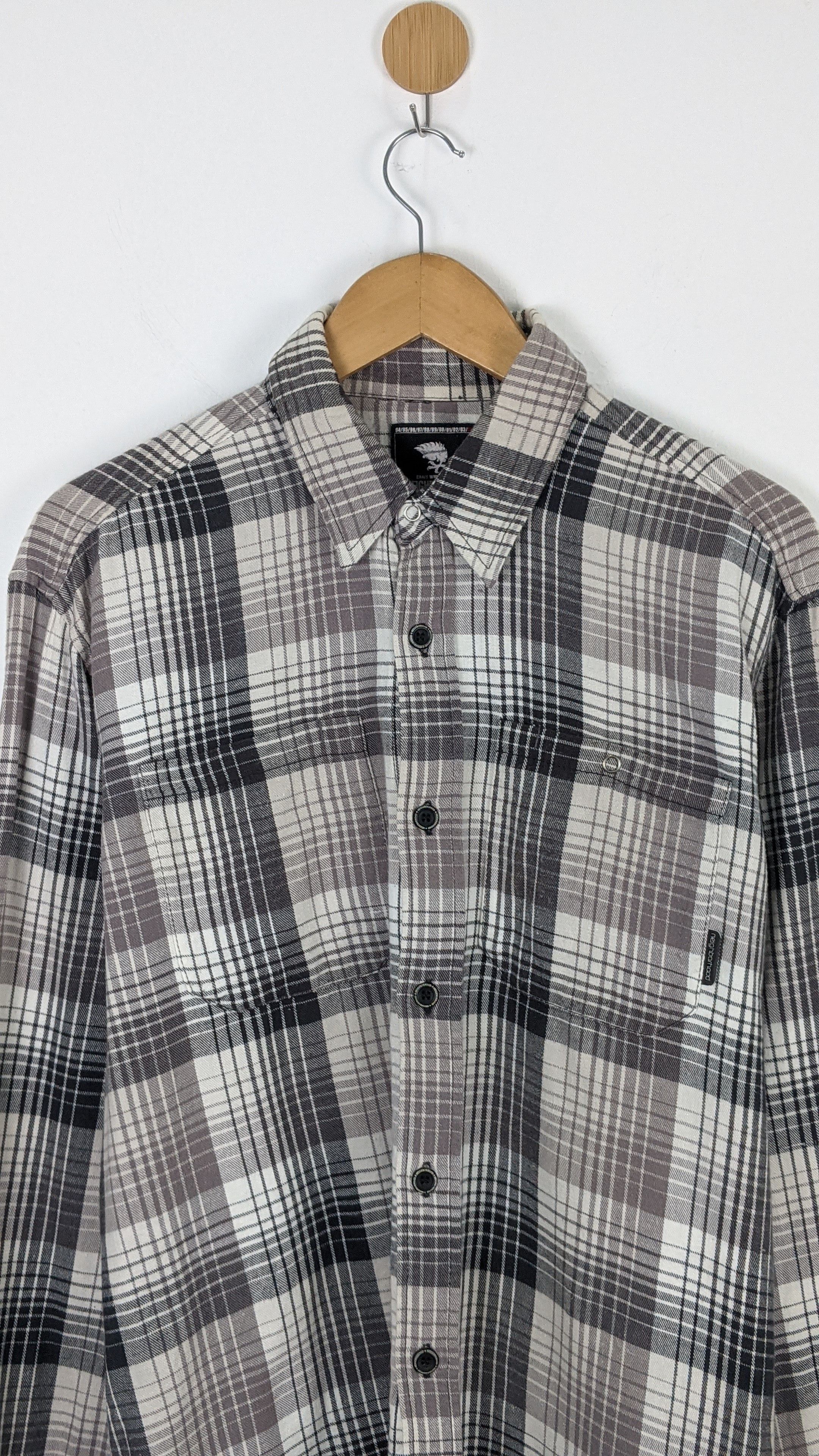 Neighborhood NBHD Flannel Checkered Casual Shirt - 2
