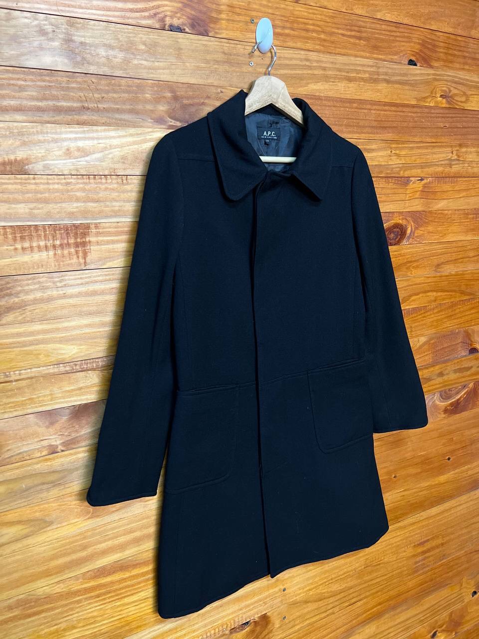 A.P.C LAINE WOOL COAT WOMENS MADE IN POLAND - 3