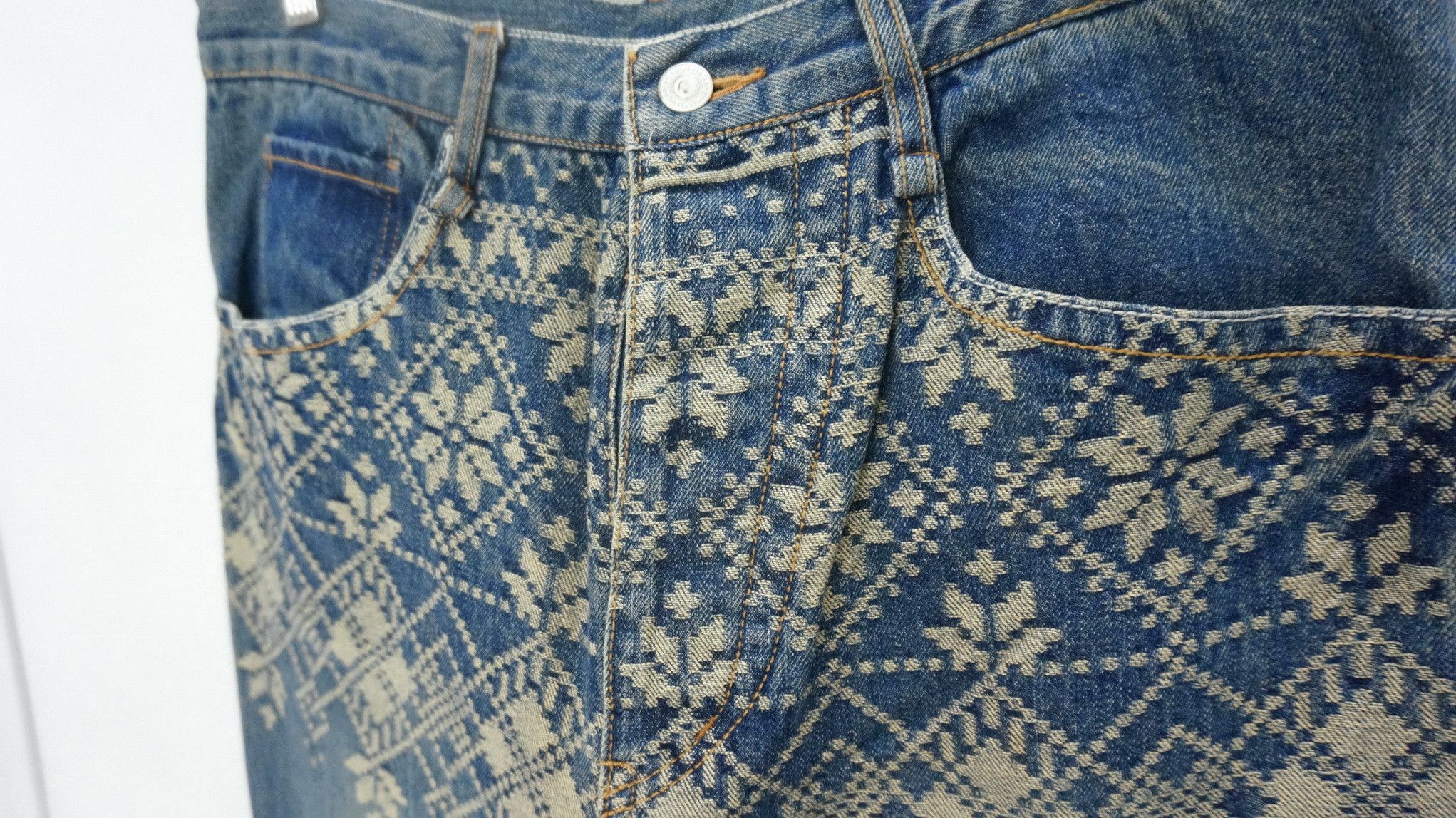 If Six Was Nine - 🔴IROQUOIS Made in Japan 🎌 Native Vintage Buttonfly Jeans - 5