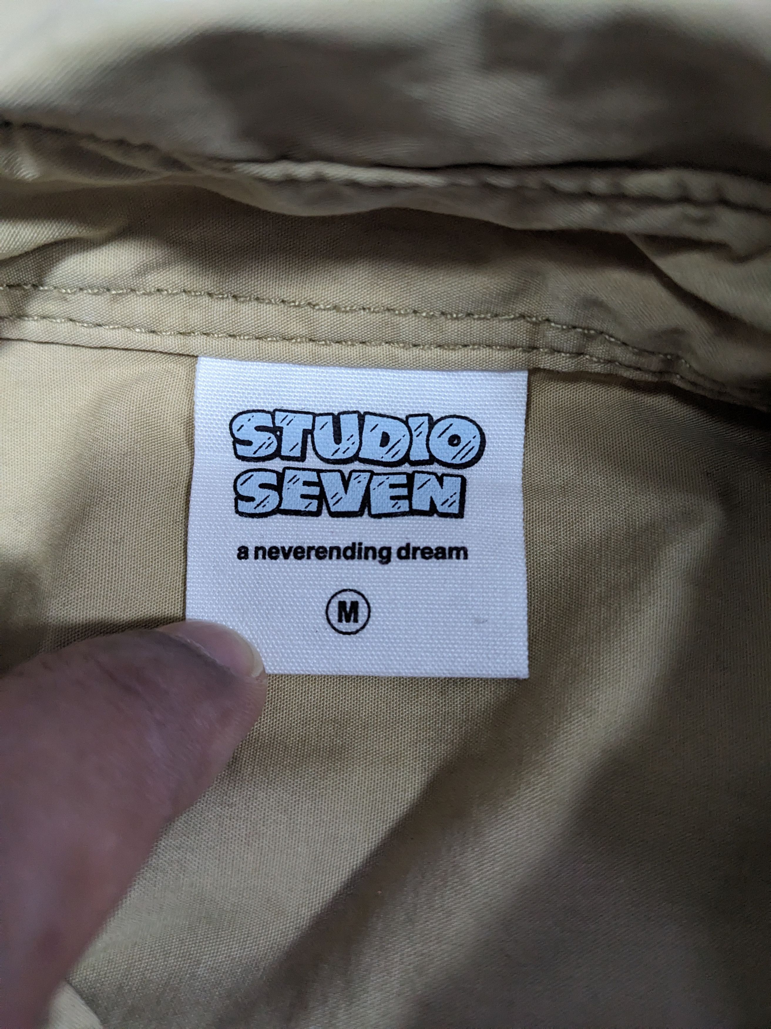 Japanese Brand - Studio Seven x Gu Patches Oversized Shirt - 8