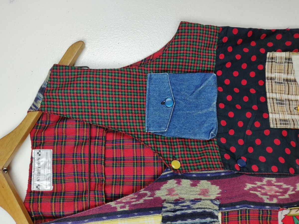 Cross Colours - Ambition Japan Custom Patchwork Reconstruct Vest Jacket - 4