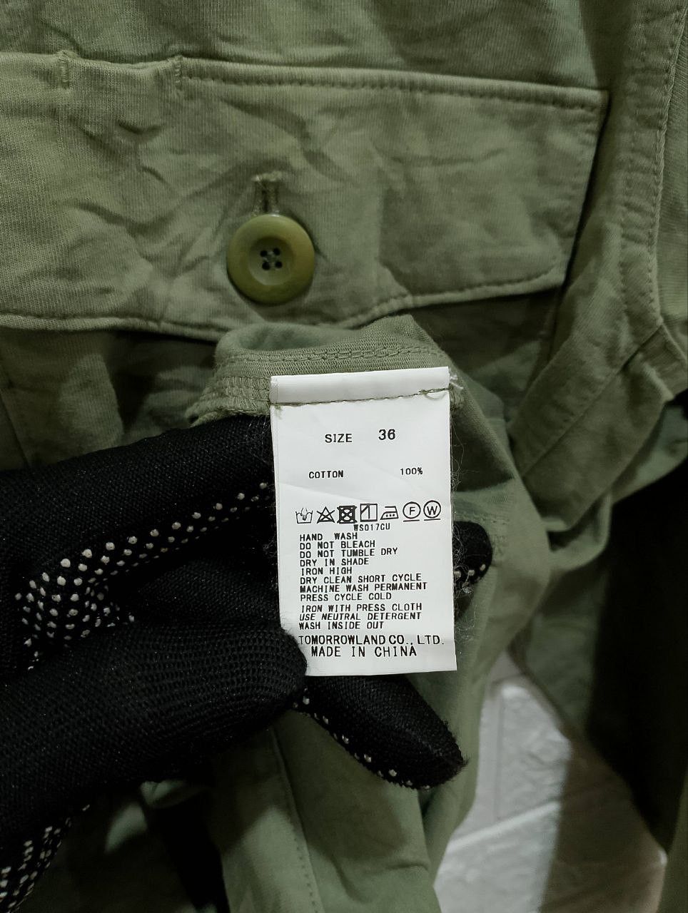 Archival Clothing - Macphee Military OG-107 Design Long Sleeve Shirt Jacket - 10