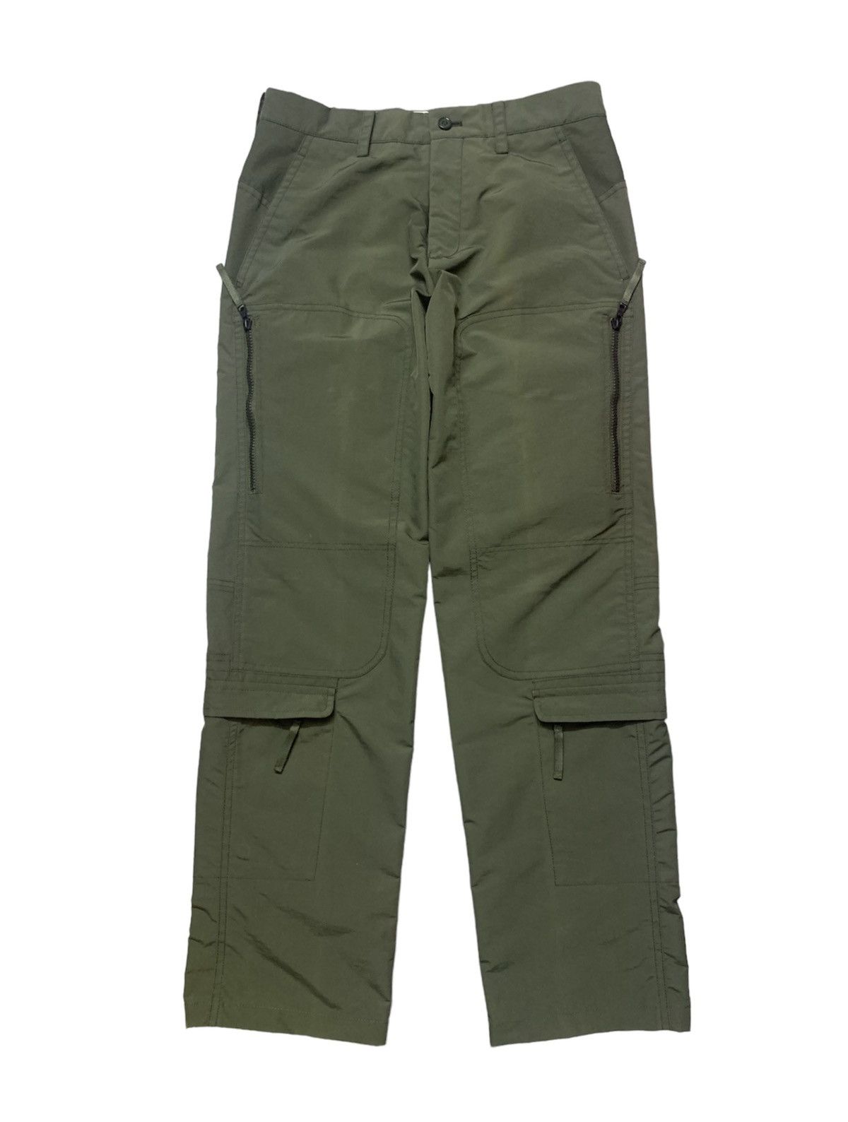 Issey Miyake Men Nylon Canvas Cargo Pocket Vintage Pants - 1