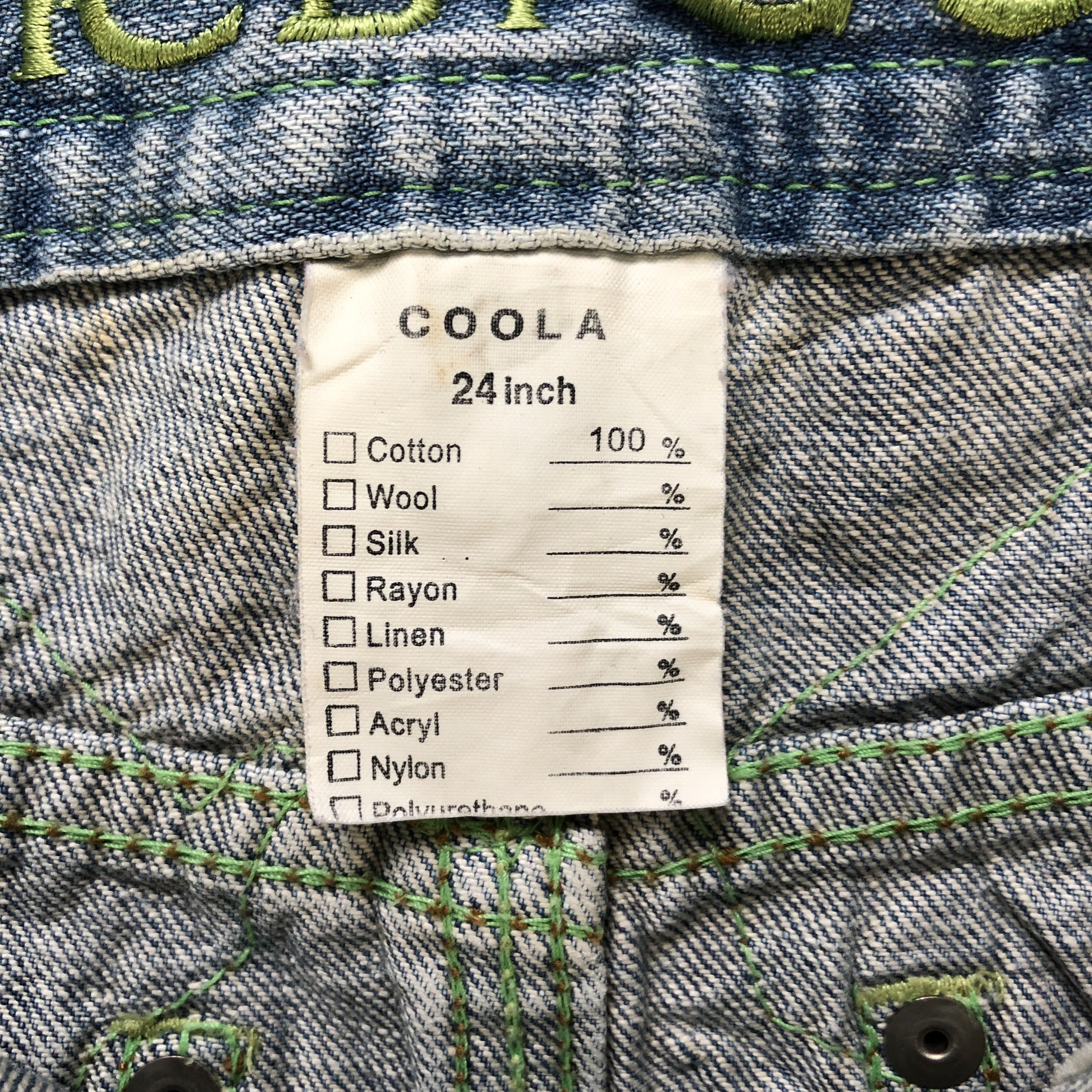 Vintage - PERFUME BY COOLA LIGHT WASH JEANS SKIRTS #6912-96 - 13