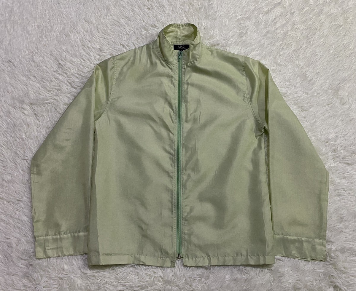 A.P.C Nylon Zipper Jacket Windbreaker - 5