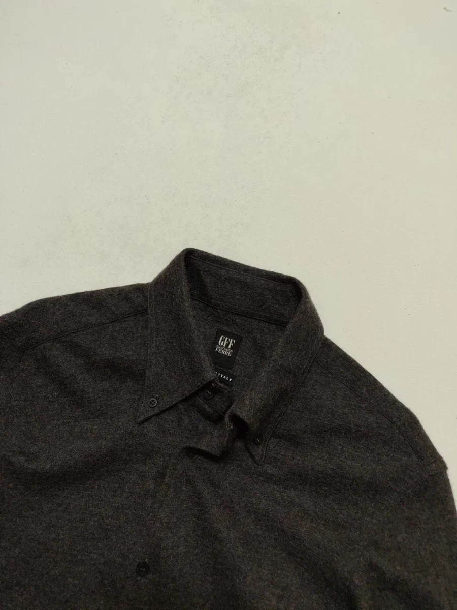 Gianfranco Ferre - Asymmetrical Button Ups Oxford - 2