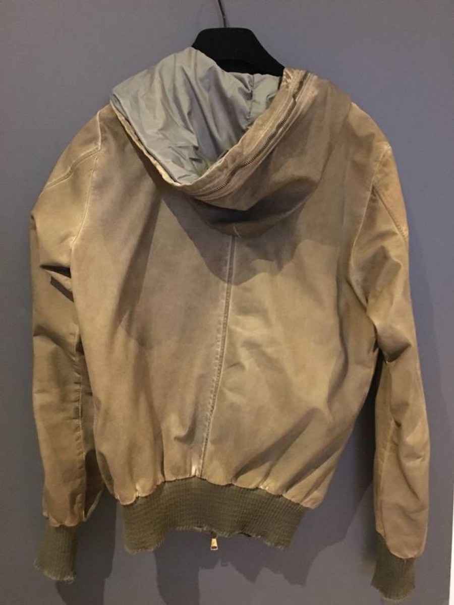 Giorgio Brato - Hooded leather jacket Size 50 - 2
