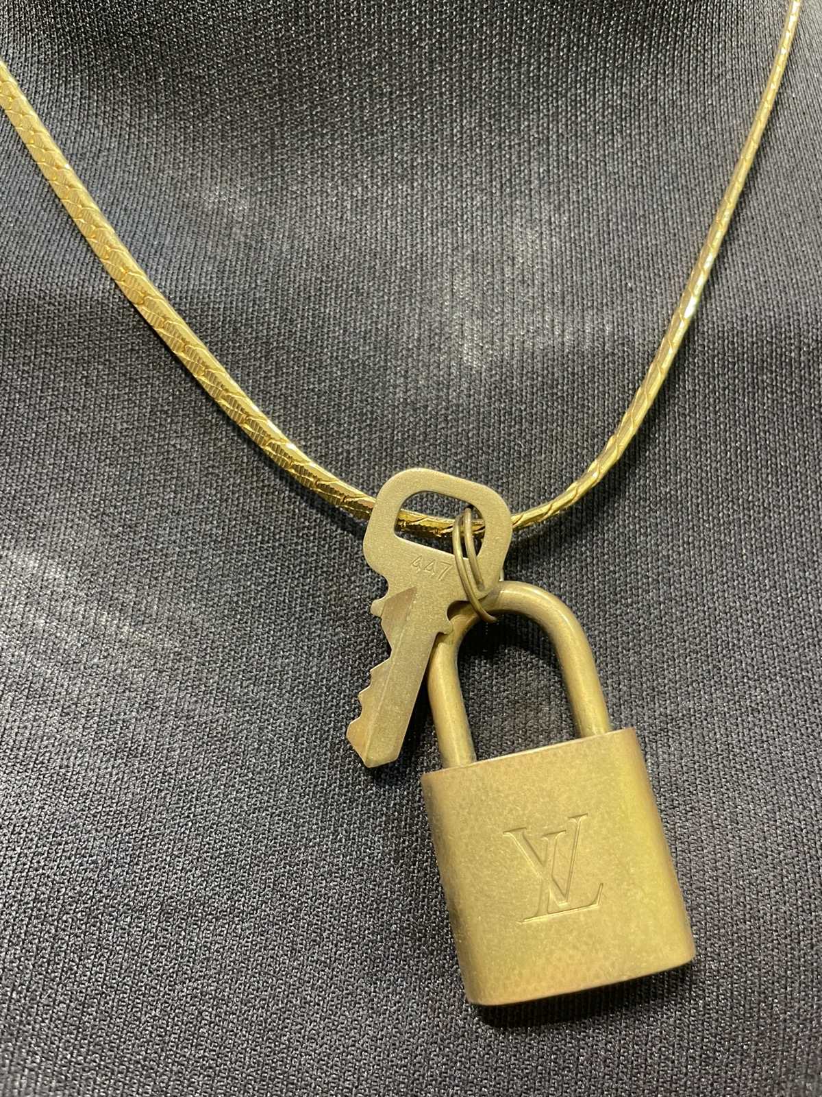 Louis Vuitton /key / Gold Necklace - 5