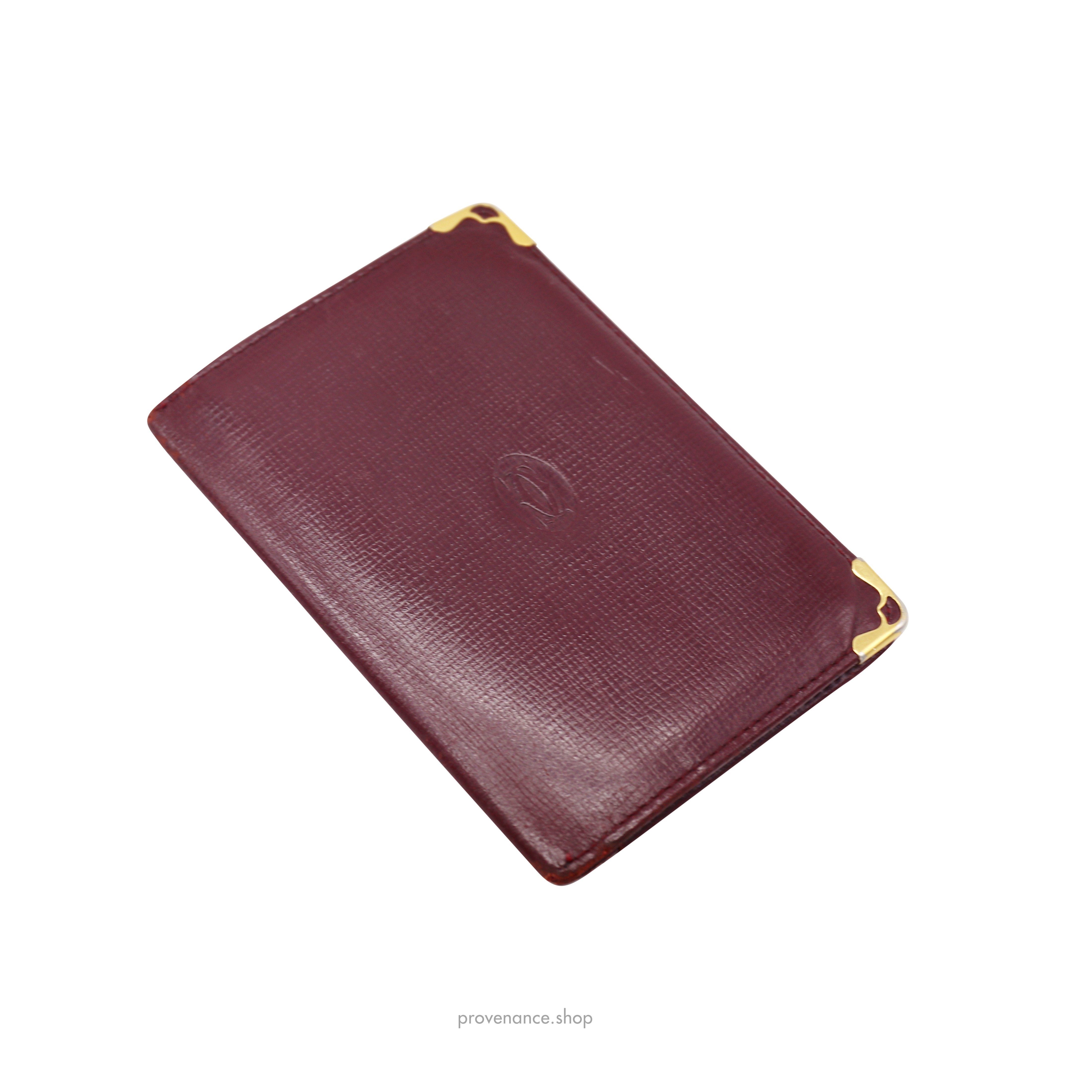 Pocket Organizer Wallet - Burgundy Leather - 3