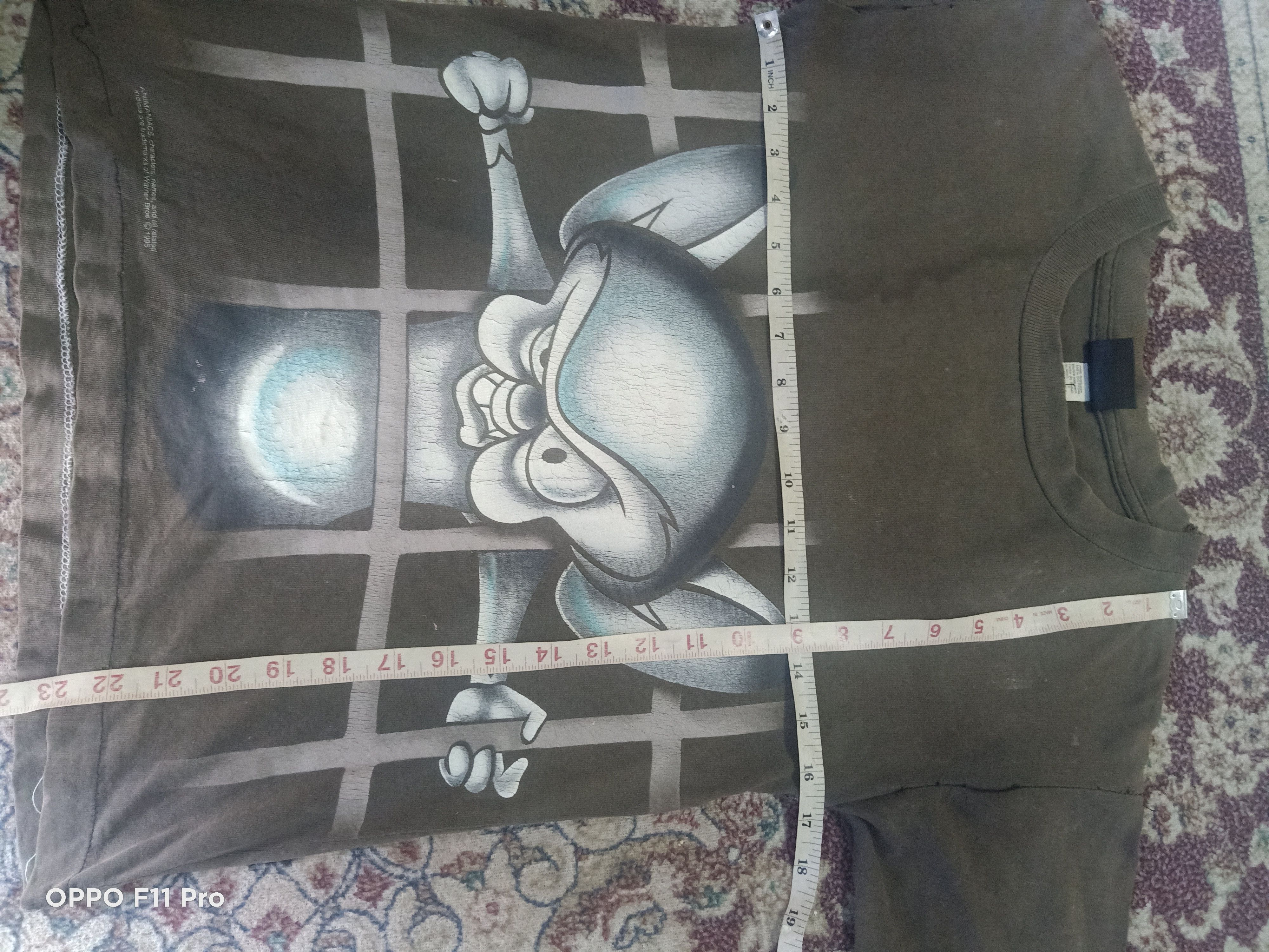 Vintage - Vtg Grail Brain Animaniacs Brain sunfaded tee - 6