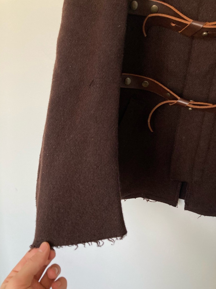 Beauty Beast - Readymade BB distressed bondage wool jacket - 5
