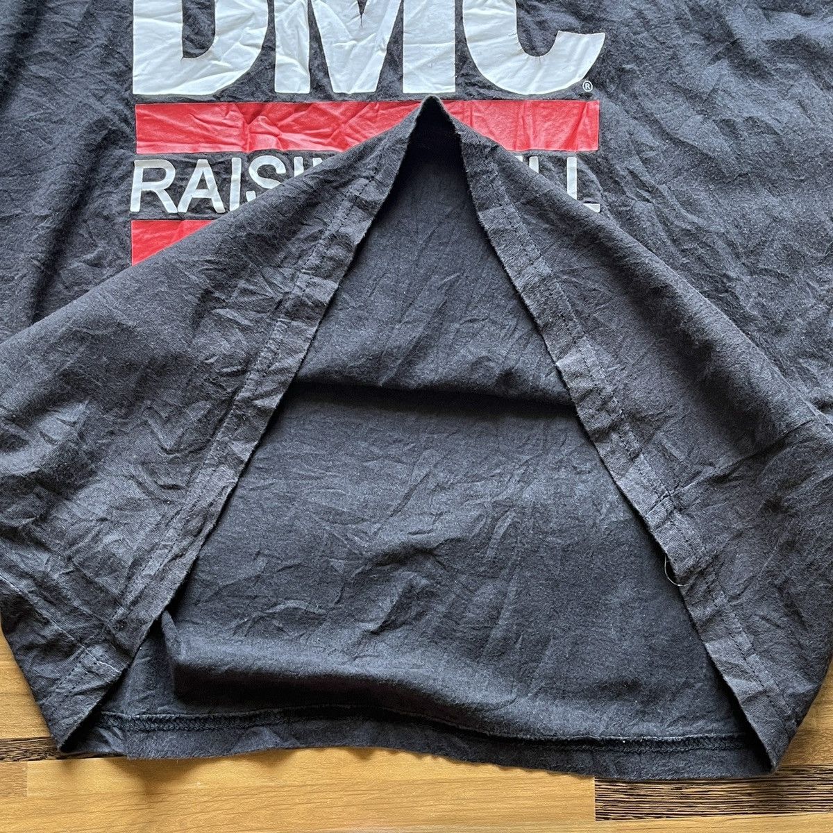 RUN DMC Raising Hell Rap Tees Black Copyright 2015 - 8