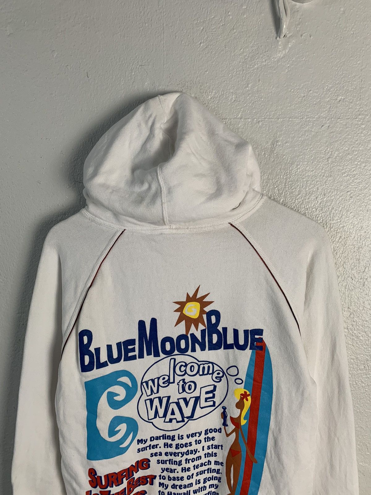 Japanese Brand - Blue Moon Blue Surfing Hoodie - 4