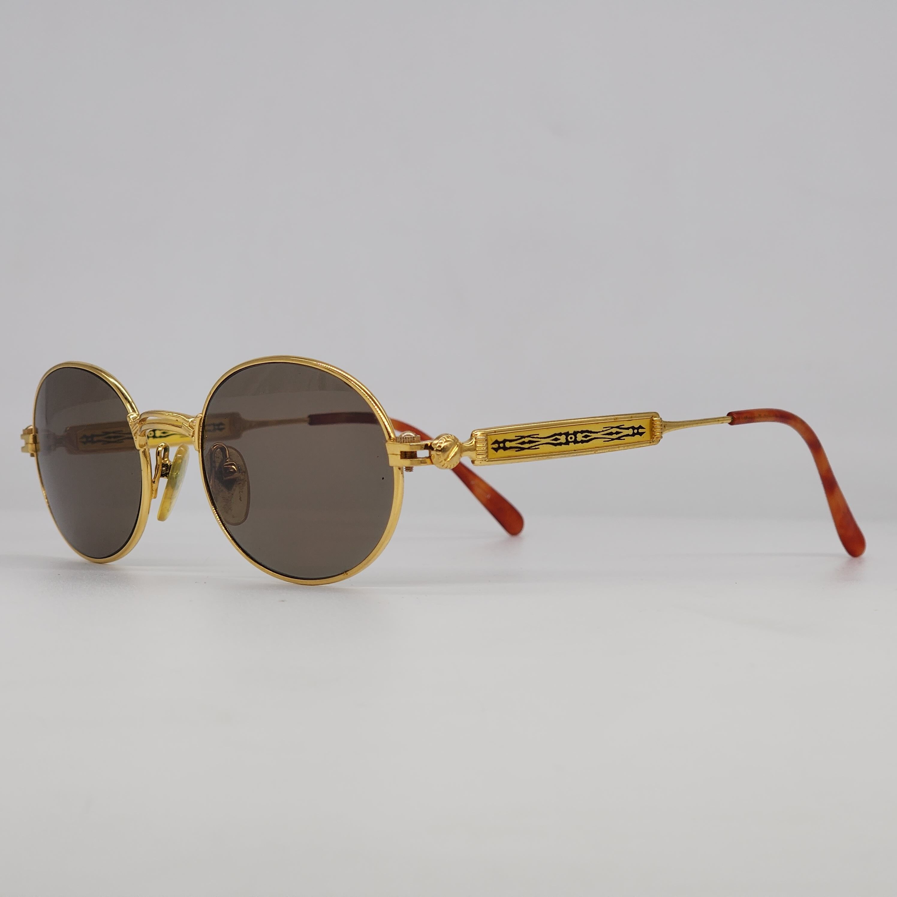 Vintage - Jean Paul Gaultier - 56-4170 1990s Oval Sunglasses - 4