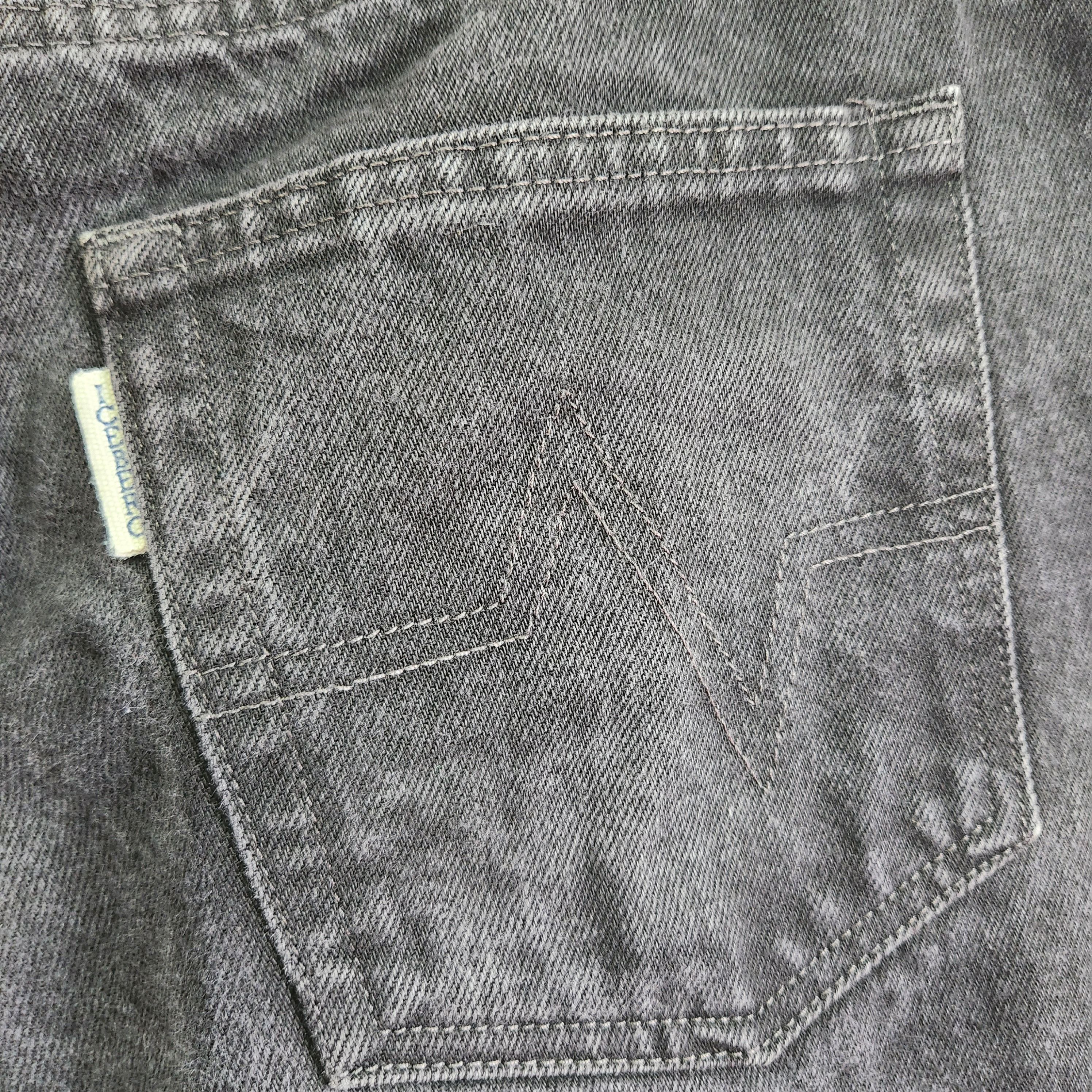 Vintage - Iceberg X Batman Baggy Denim Black Jeans Made In Italy - 10