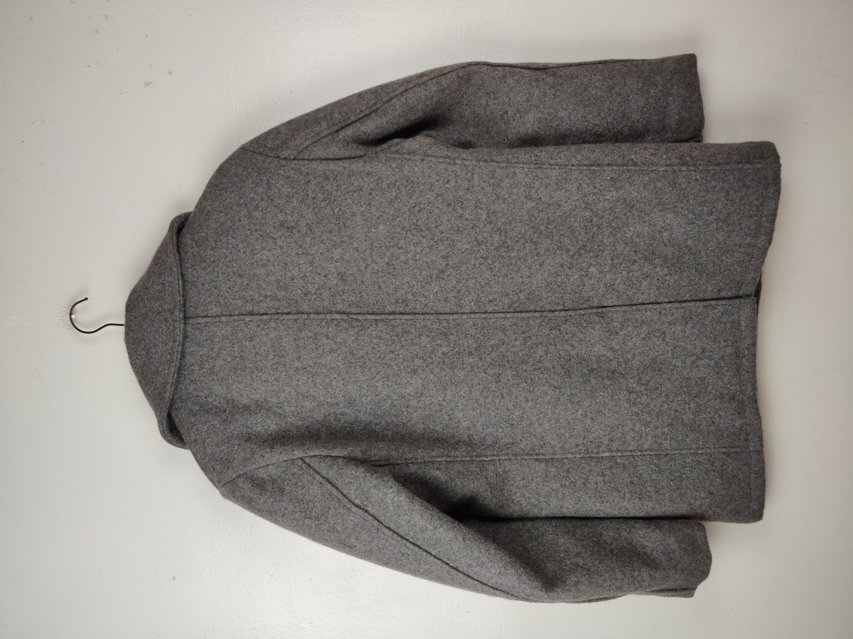 NYC Peacoat Wool Heavy Grey Jacket - 9