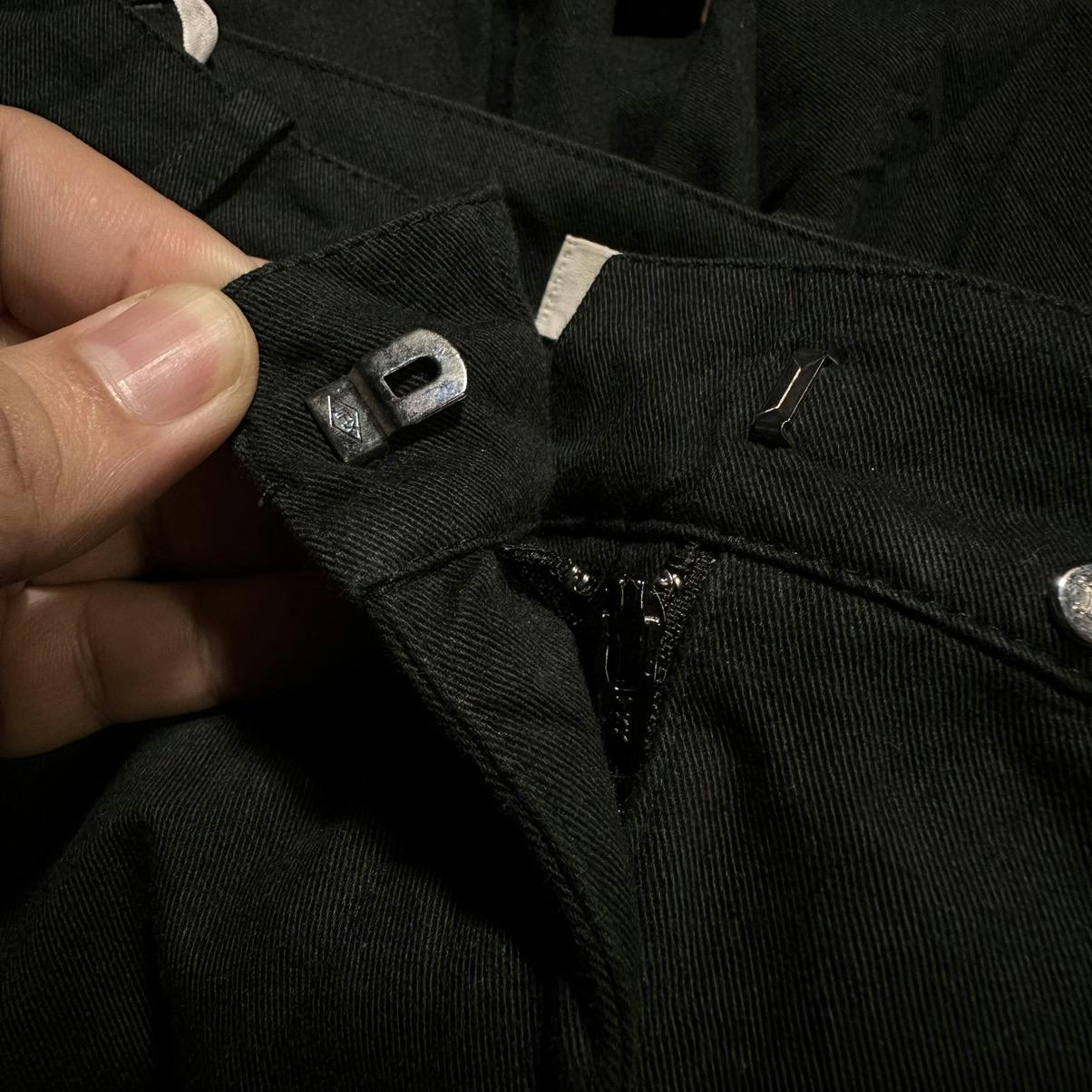 Studded Black Denim Pants - 7