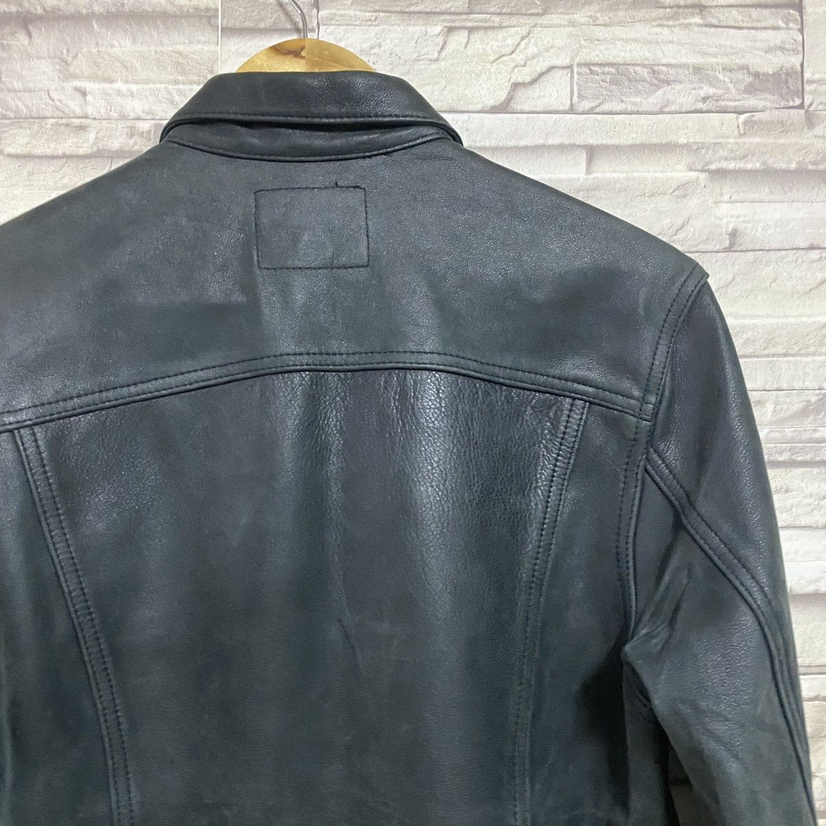 FW2011 Levis X Supreme Leather Trucker Jacket - 11