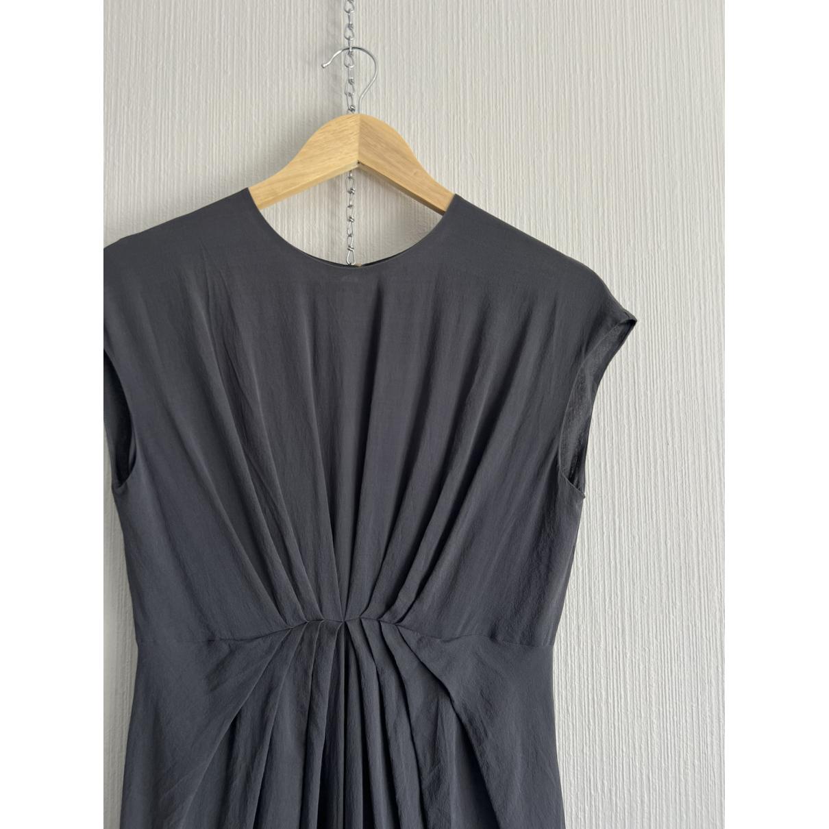 Silk mid-length dress - 2