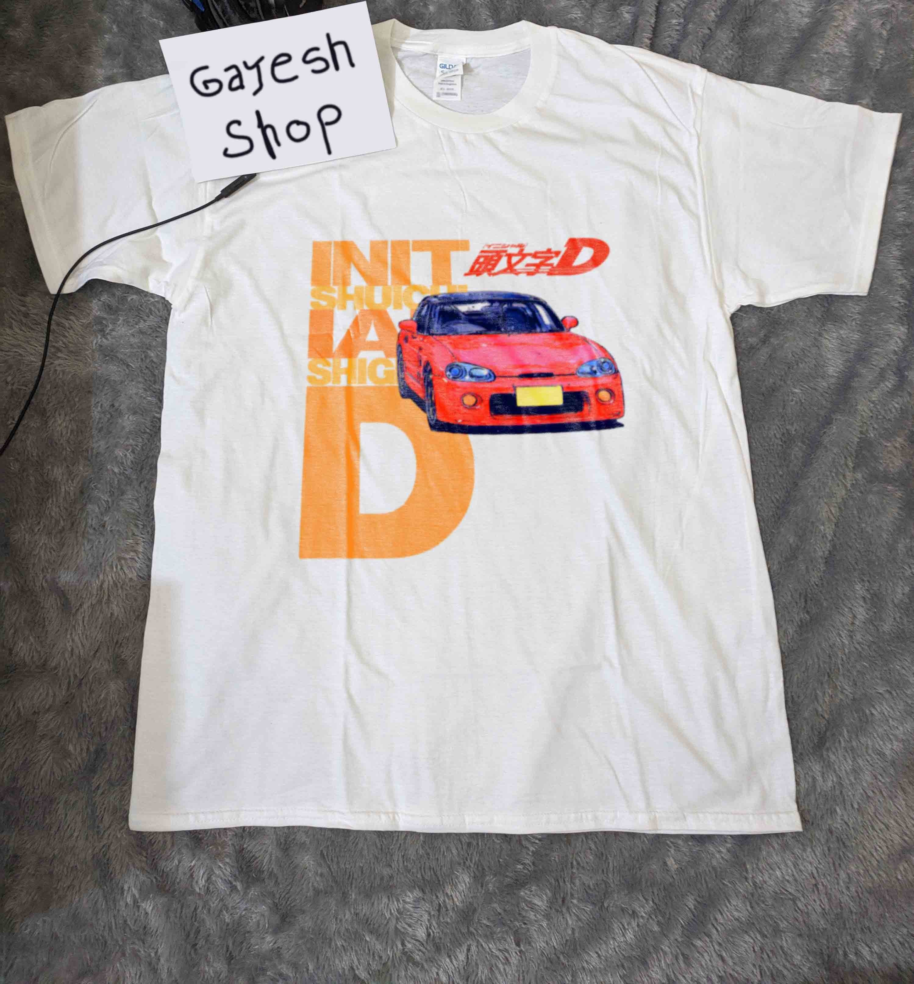 Unbranded - initial D white shirt - 1
