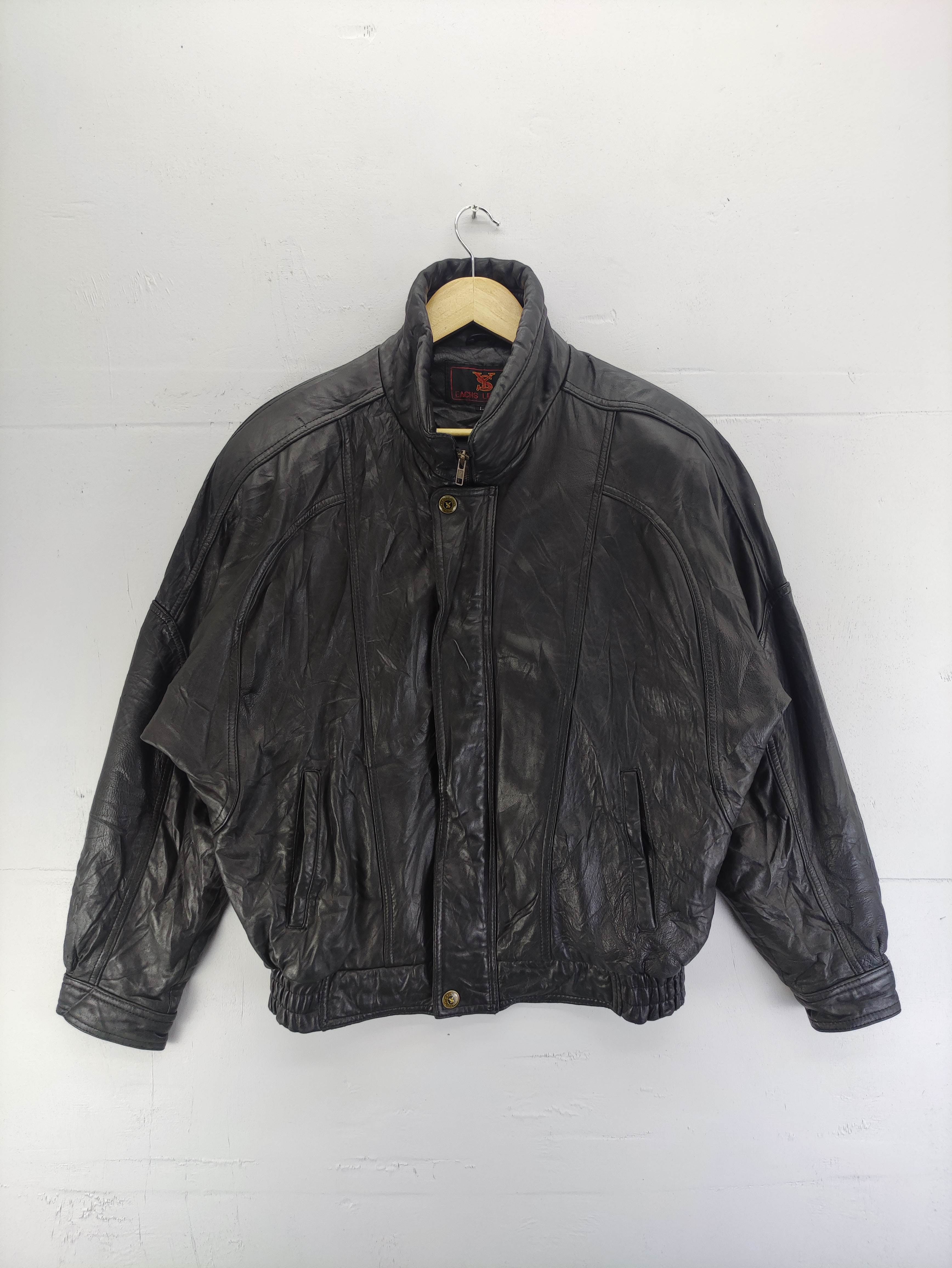 Vintage Ys Eachs Leather Jacket Zipper - 1