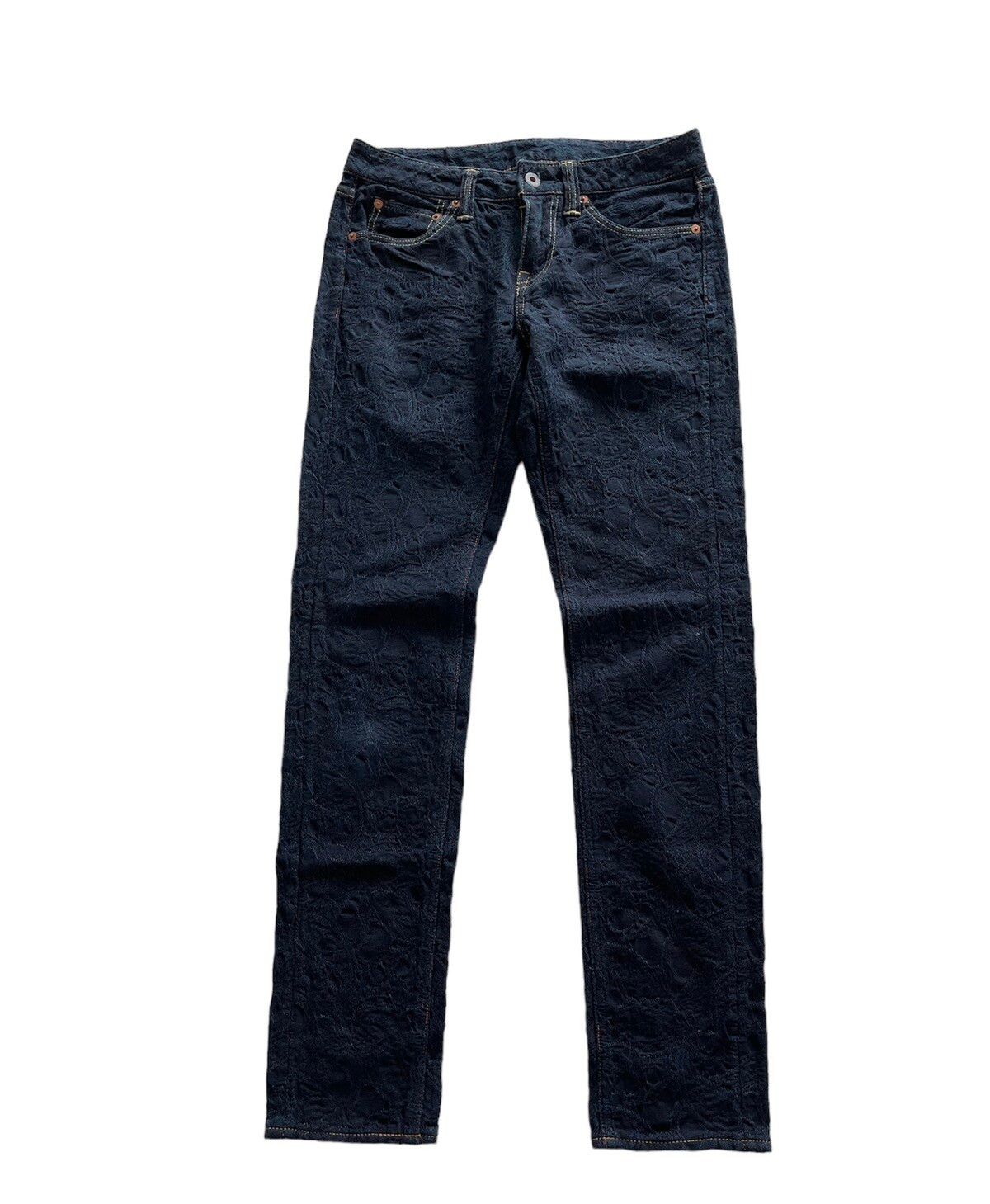 Graph Zero Jacquard jeans by Kojima Genes Japan - 2