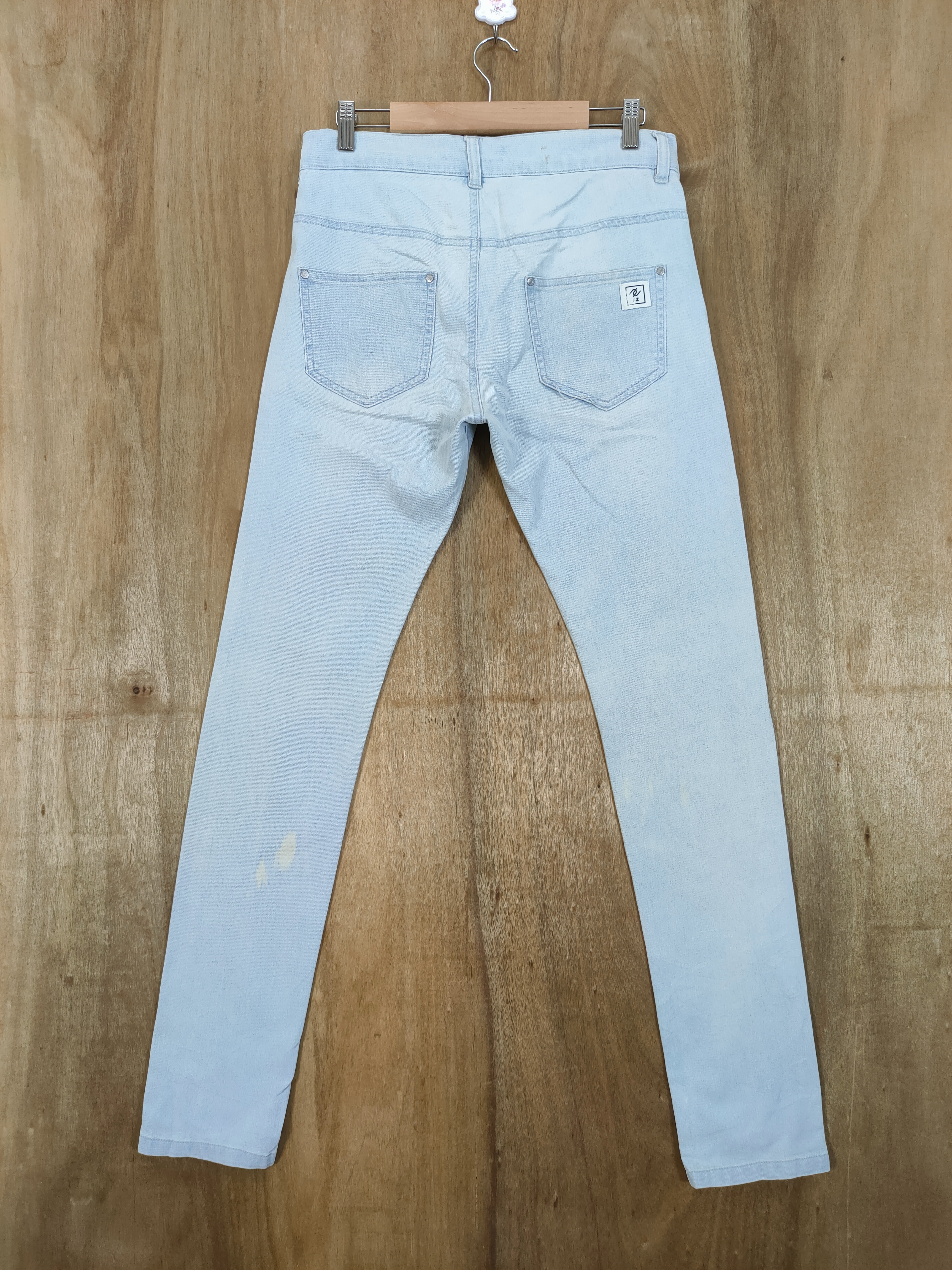 Junhashimoto - AZ JUNHASHIMOTO LIGHT BLUE JEANS DENIM PANTS - 7