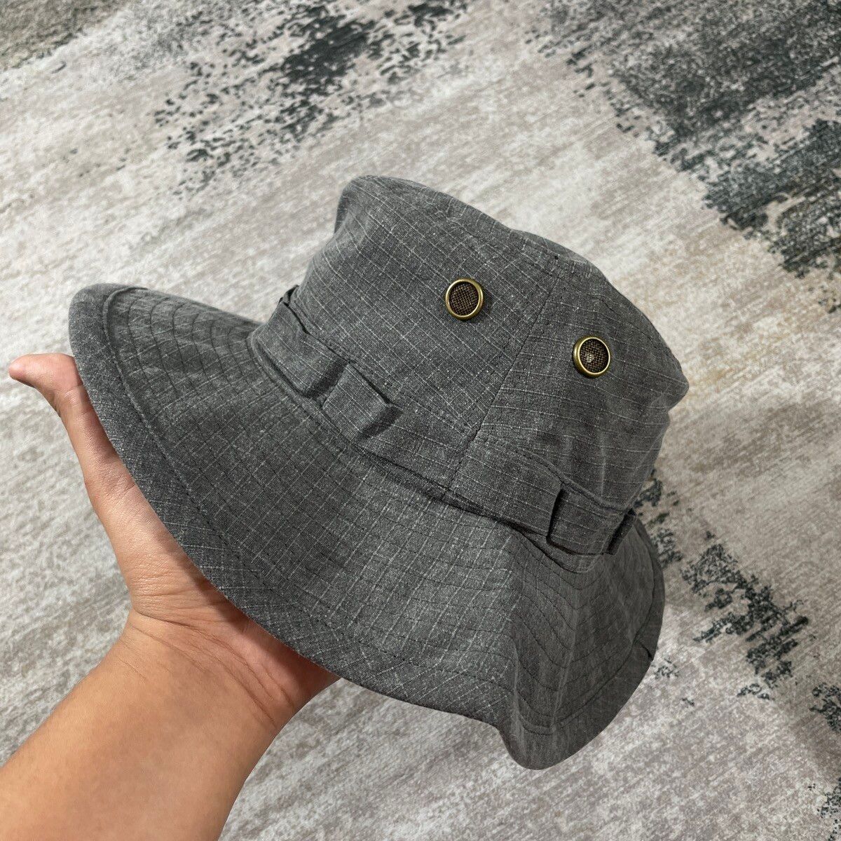 STUSSY WASHED BOONIE HAT // LXL - 3