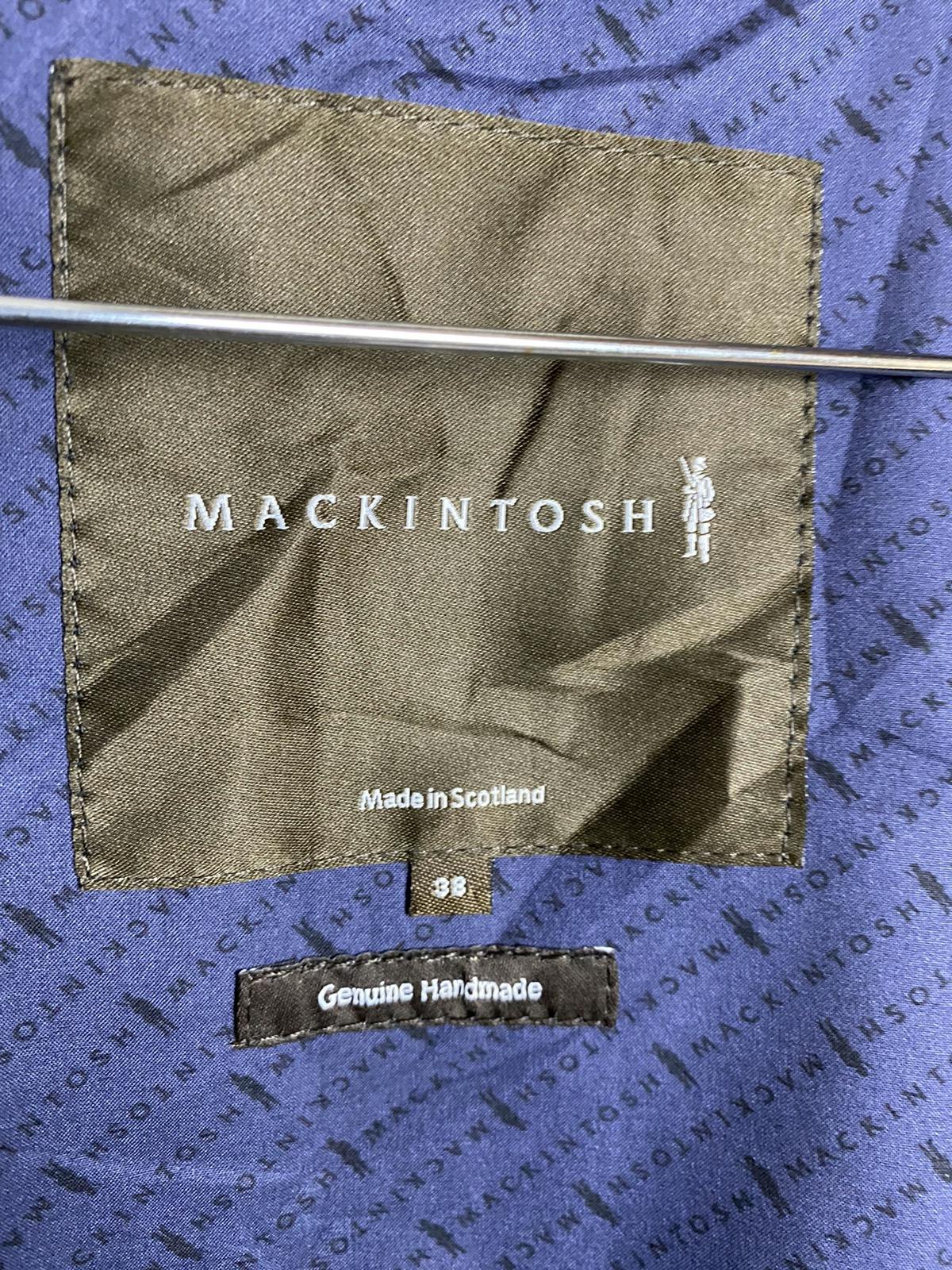 Mackintosh Logo Monogram Raincoat Cotton Rubber Waterproof - 10