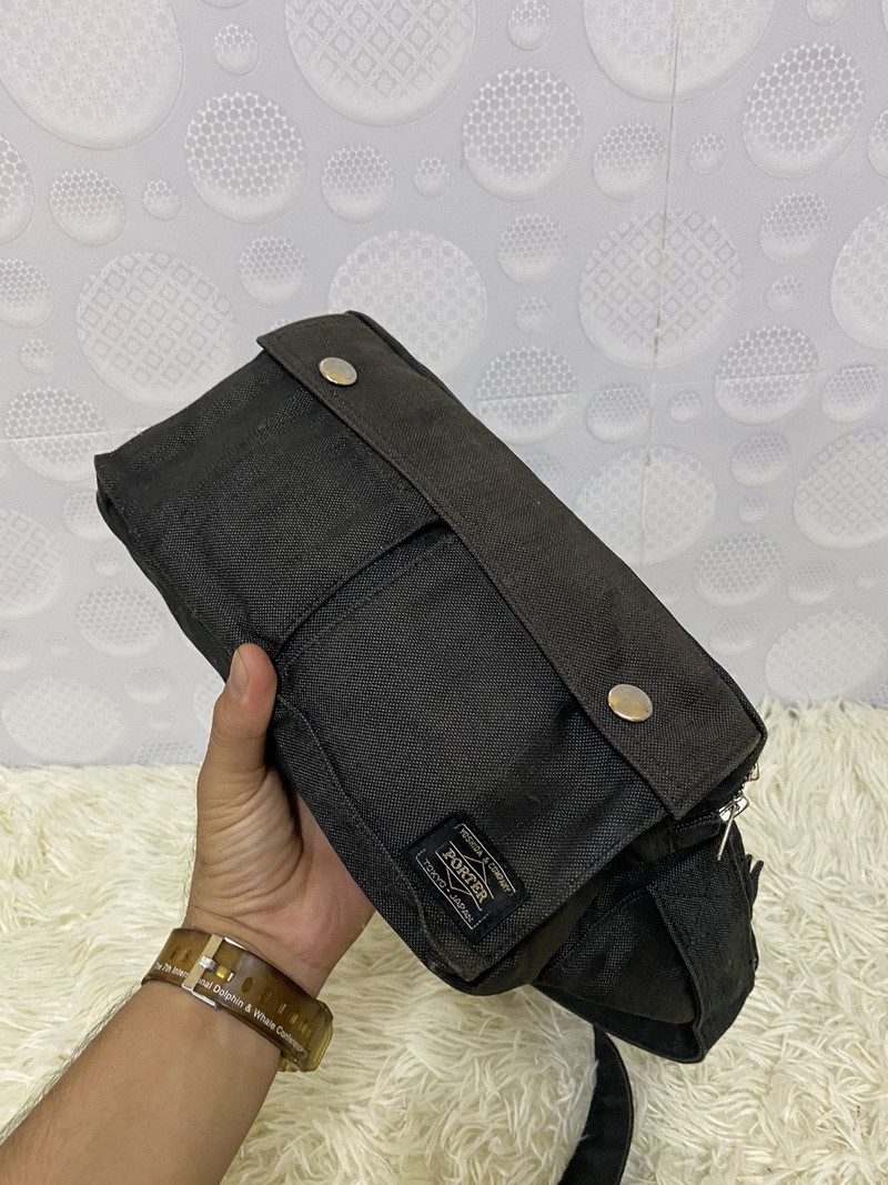 SALE ‼️ YOSHIDA PORTER WAIST BAG BODY BAG SMOKY - 1