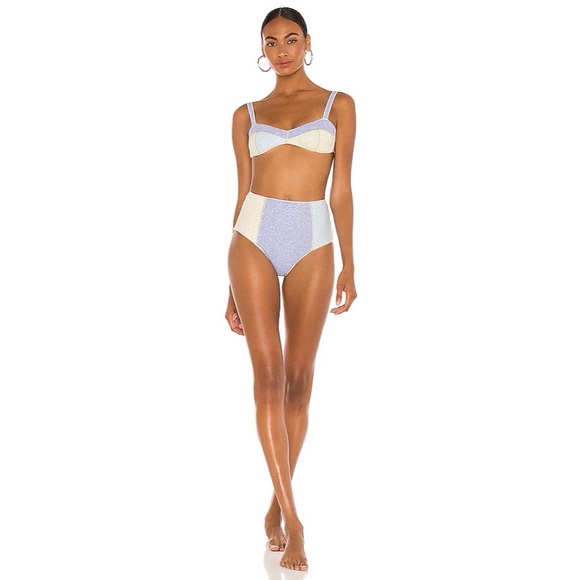 Oséree SS21 Shine Coloré High Waisted Bikini - 1