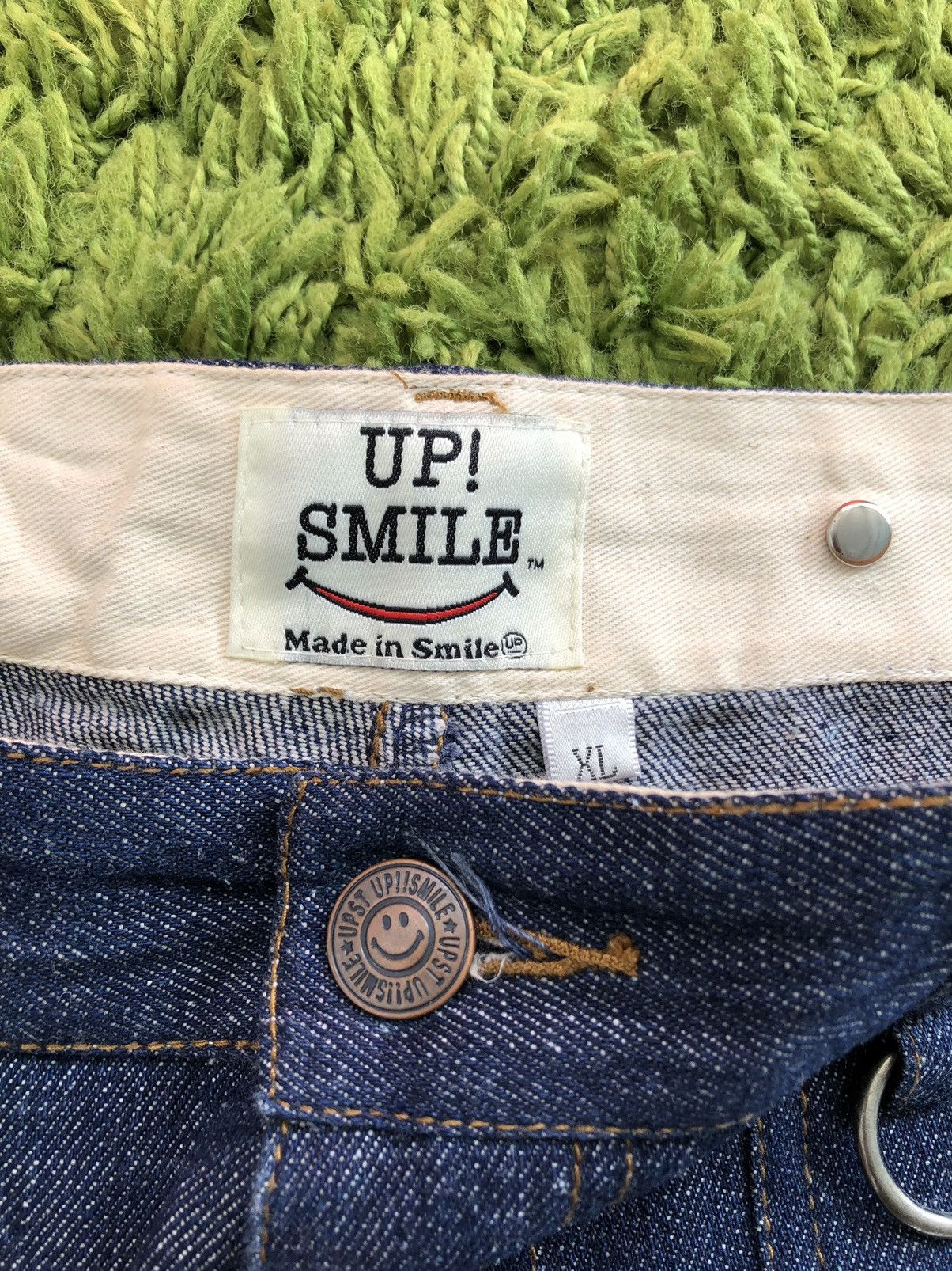 Vintage - Up Smile Inspired Kapital Design Denim Jeans - 4