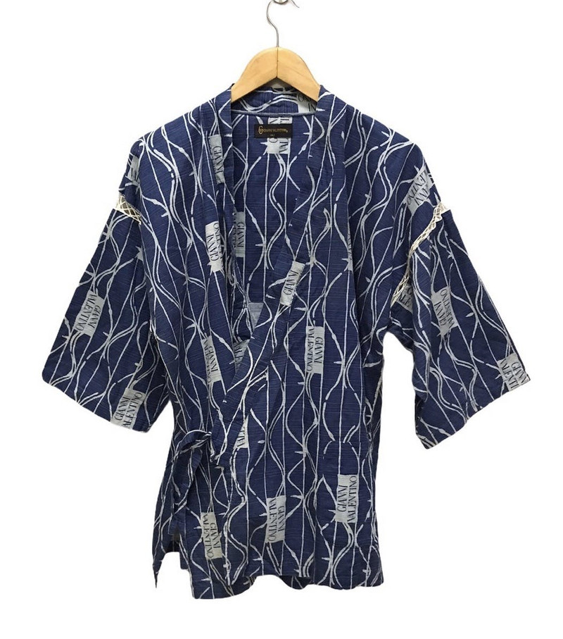 Gianni Valentino kimono overprint single pocket front - 1