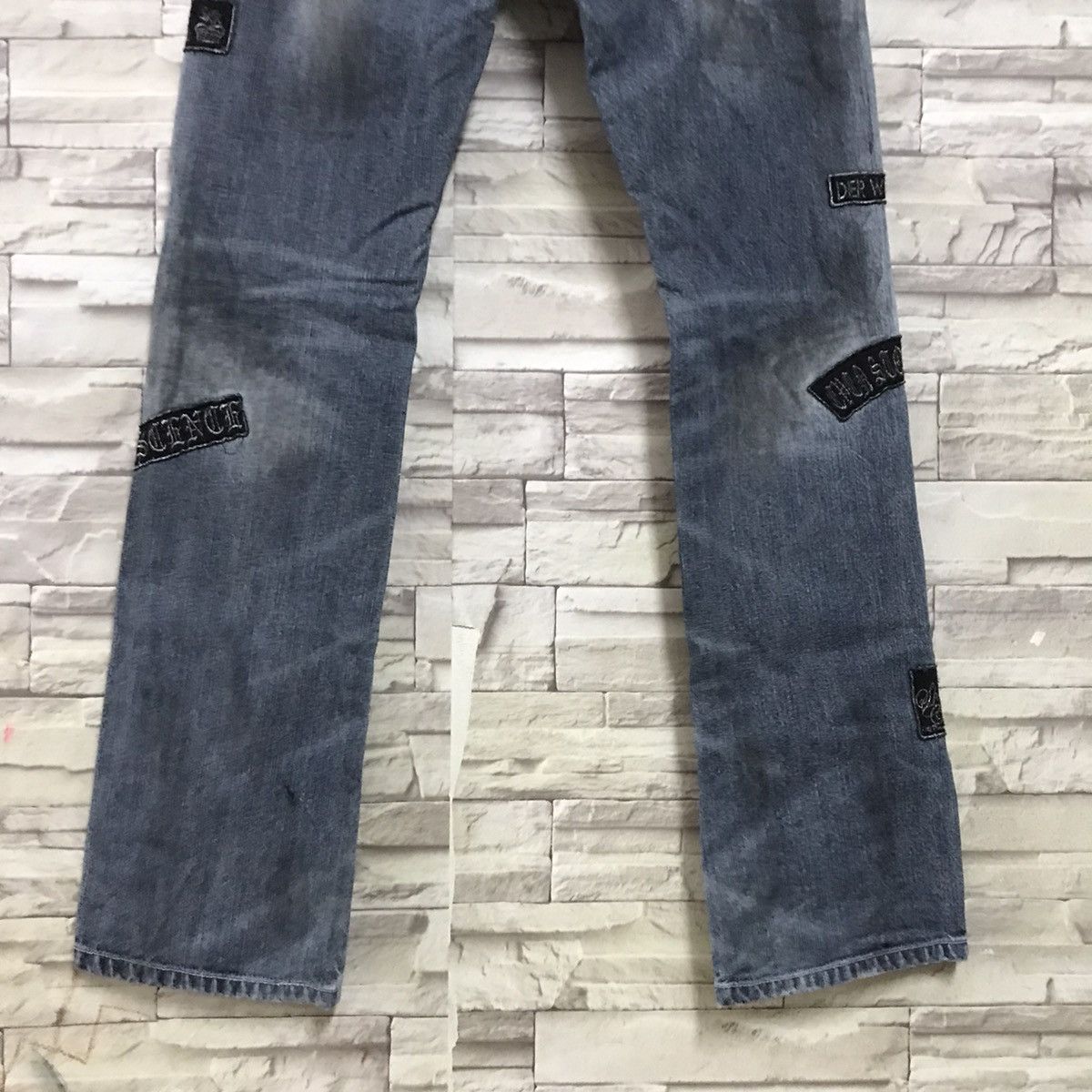 Japanese Brand - IN THE ATTIC Distressed Denim Dirty Patches Jeans - 13