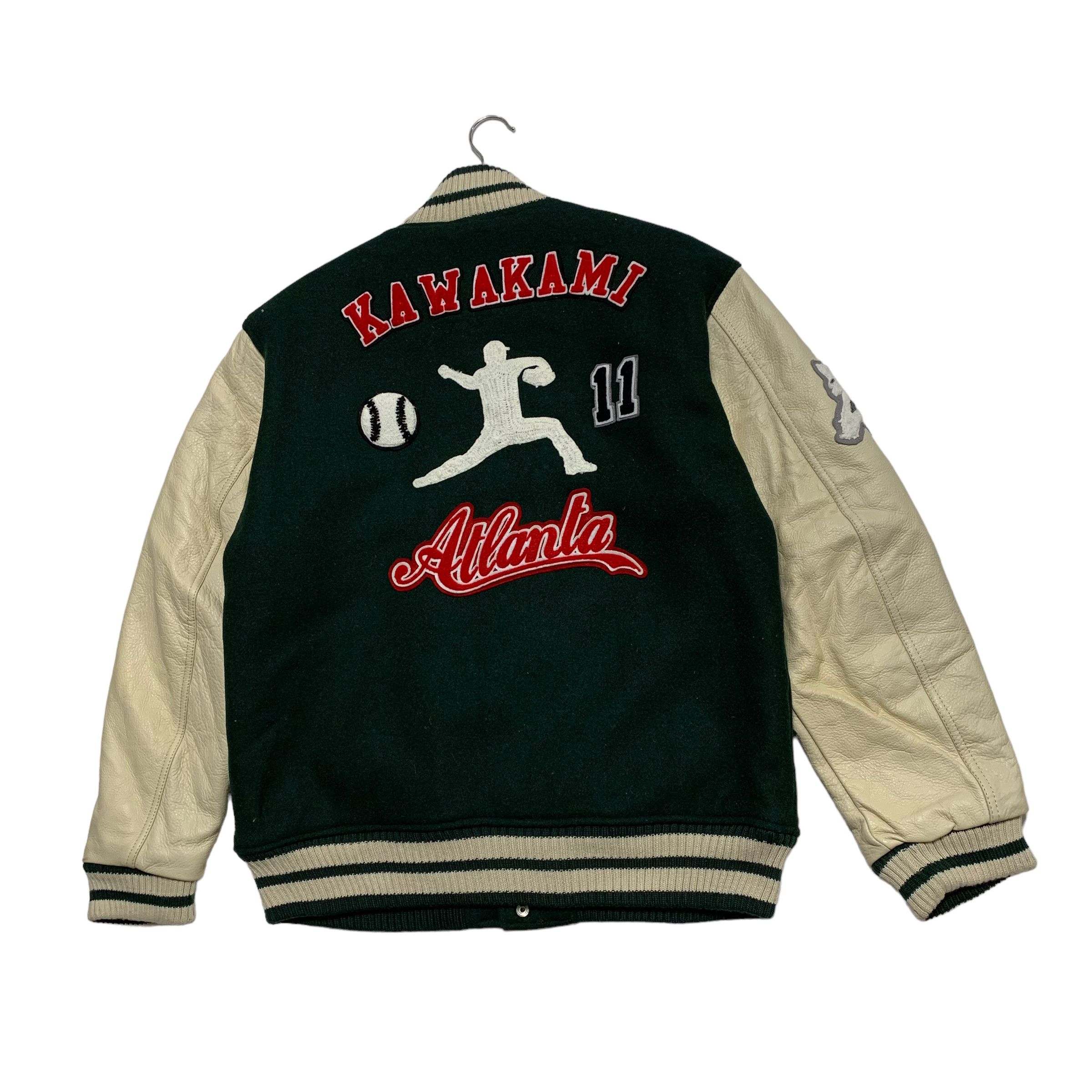 Kawakami MLB Atlanta Brave Baseball Varsity Jacket - 2